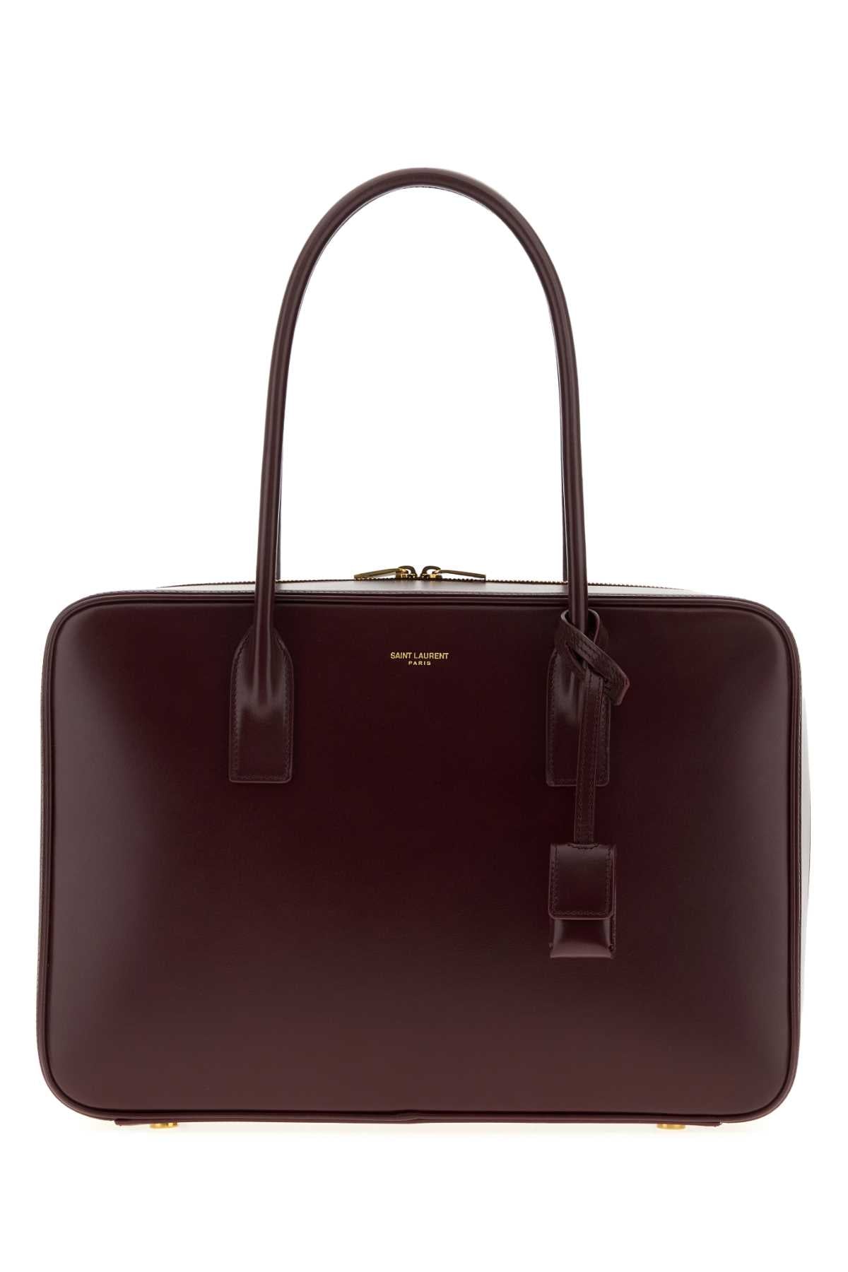 Saint Laurent Women Grape Leather Sac De Jour Handbag SAINT LAURENT