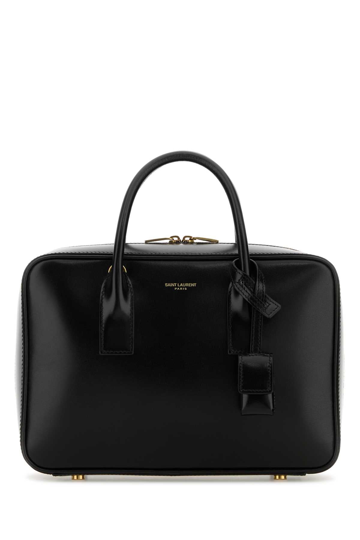 Saint Laurent Women Black Leather Sac De Jour Handbag SAINT LAURENT