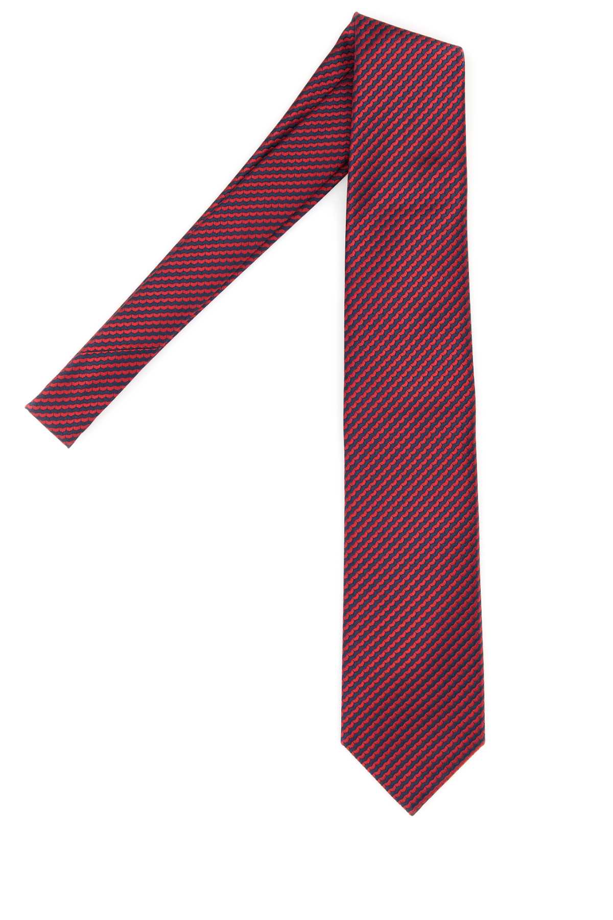 Brioni Men Embroidered Silk Tie BRIONI