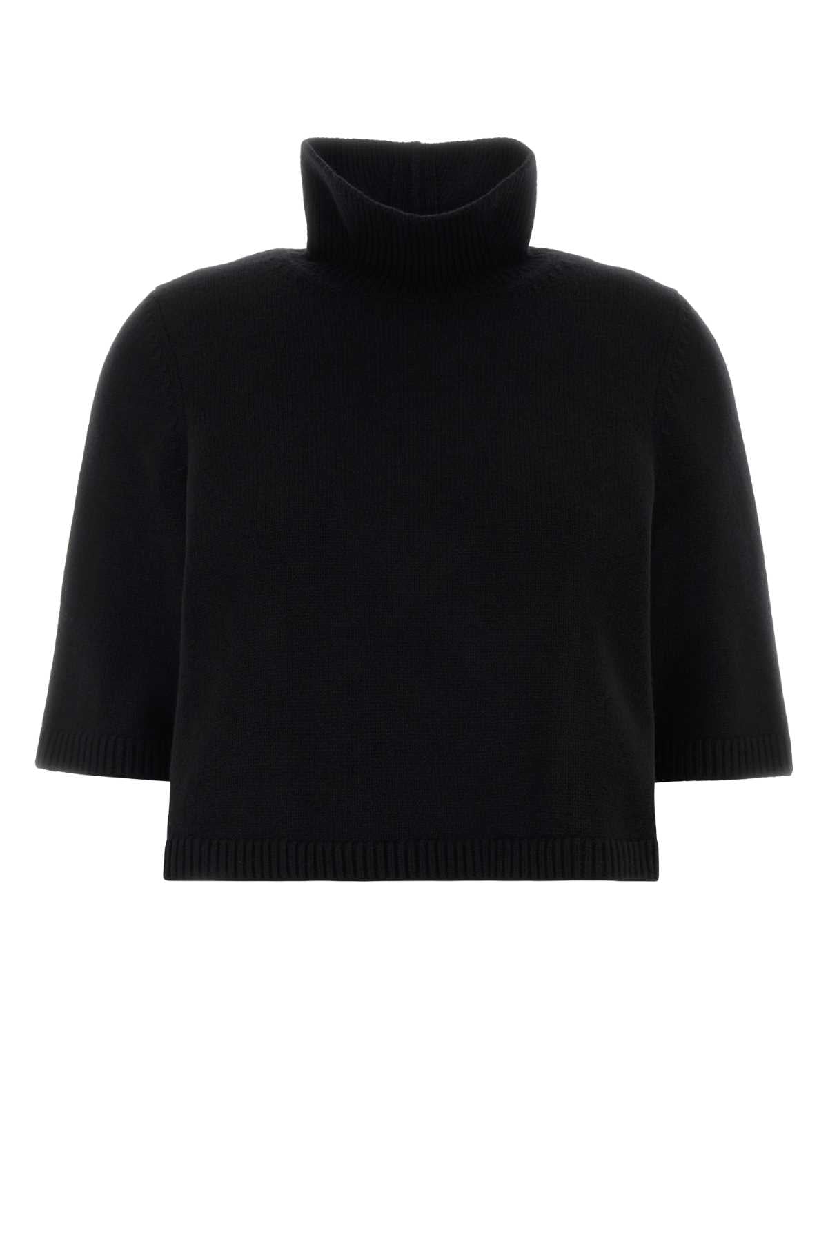 Alaia Women Black Cashmere Blend Sweater ALAIA