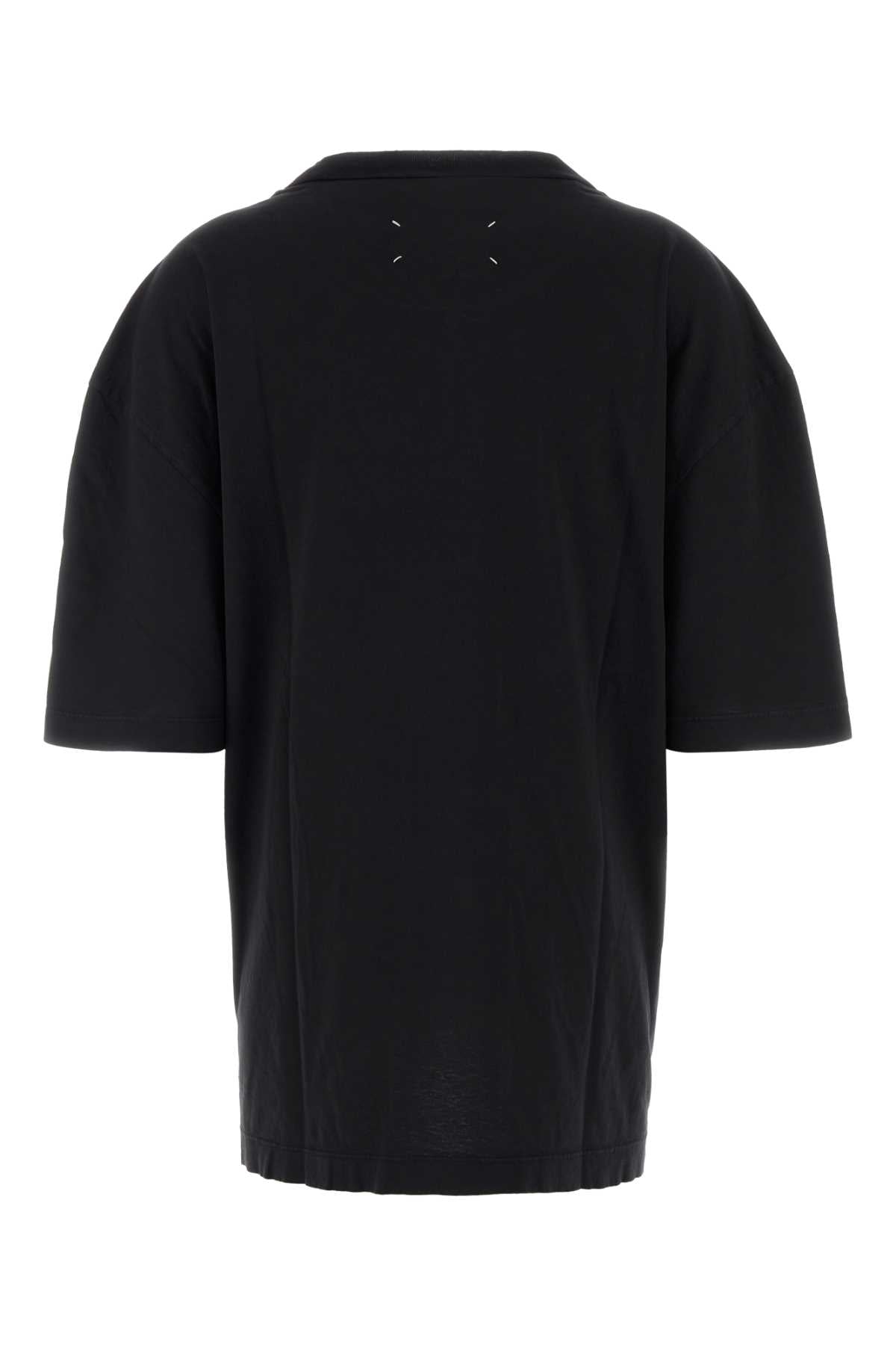 Maison Margiela Women Black Cotton Oversize T-Shirt MAISON MARGIELA