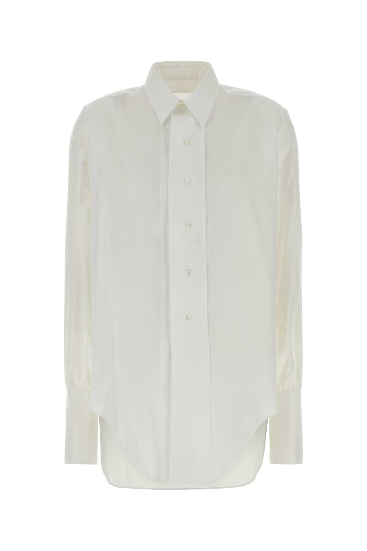 Maison Margiela Women White Oxford Shirt MAISON MARGIELA
