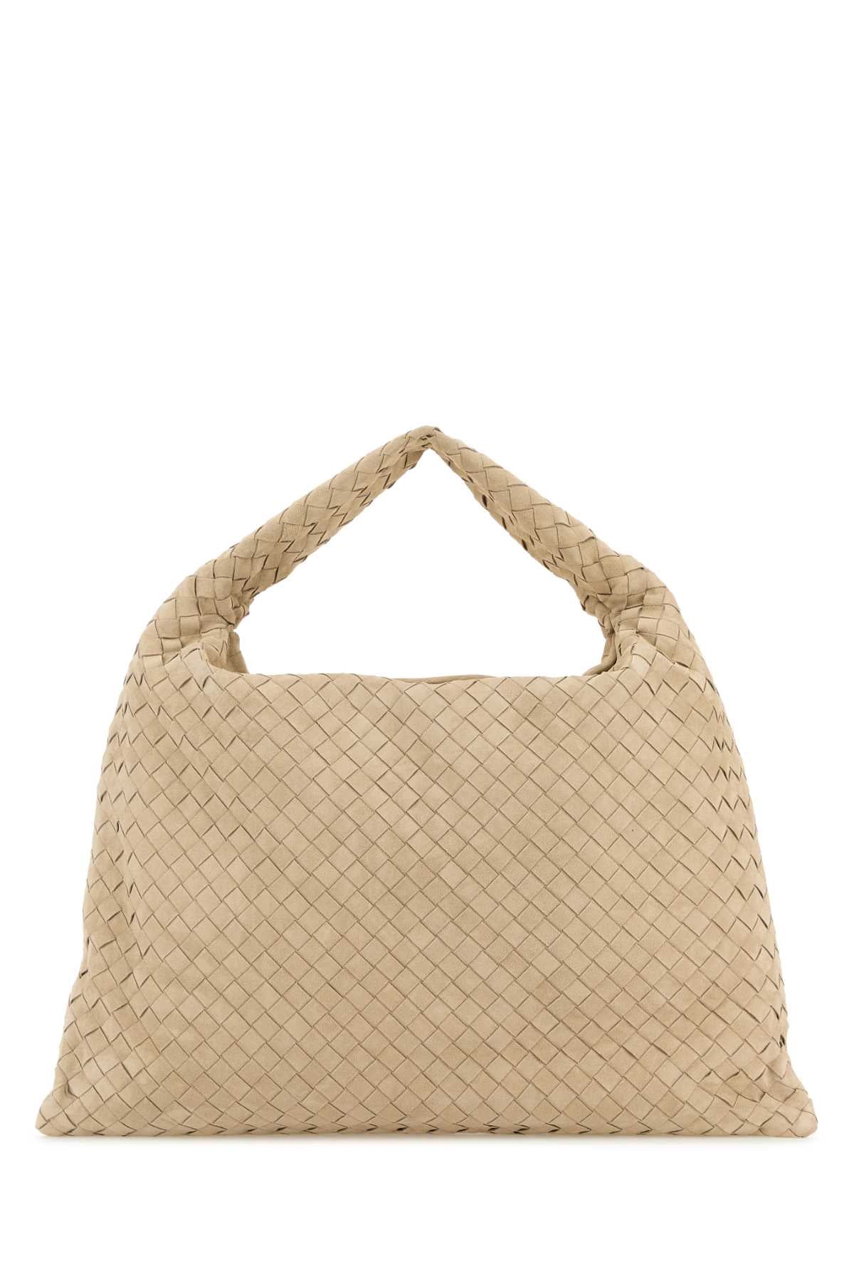 Bottega Veneta Women Sand Suede Hop Shoulder Bag BOTTEGA VENETA