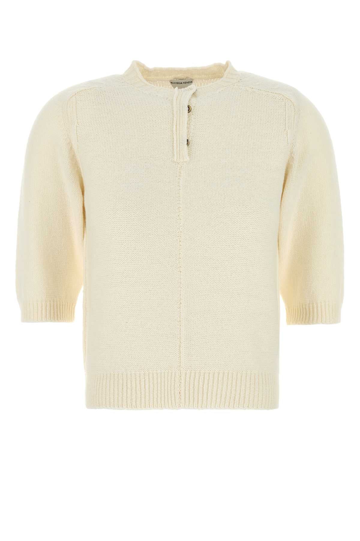 Bottega Veneta Women Ivory Wool Sweater BOTTEGA VENETA