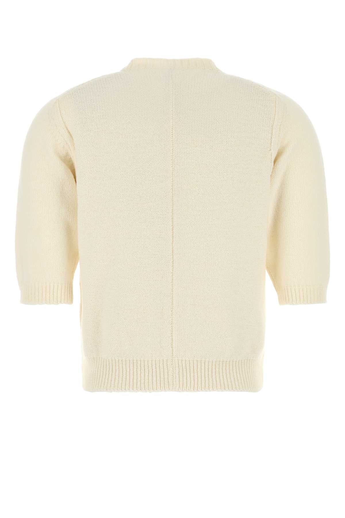 Bottega Veneta Women Ivory Wool Sweater BOTTEGA VENETA