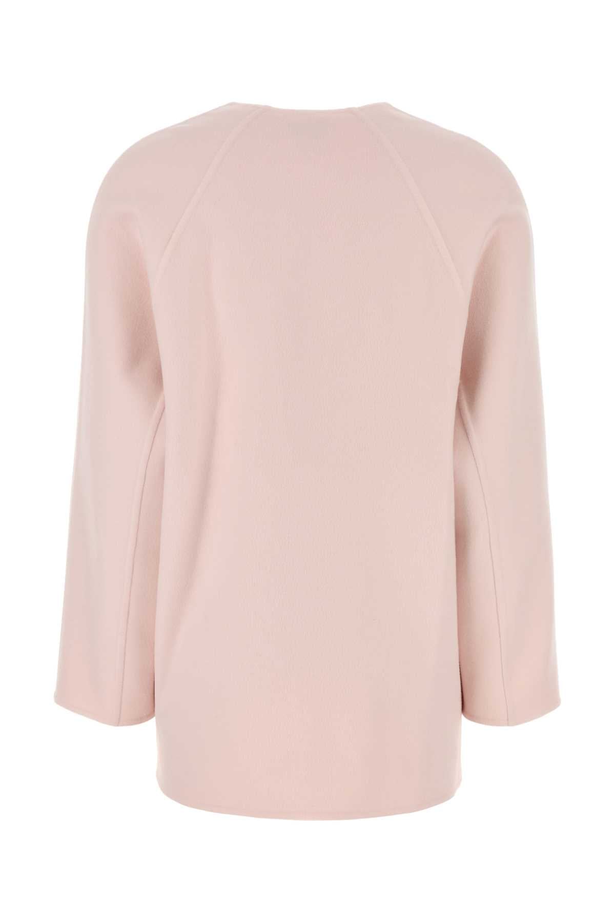Bottega Veneta Women Pastel Pink Wool Blend Cardigan BOTTEGA VENETA