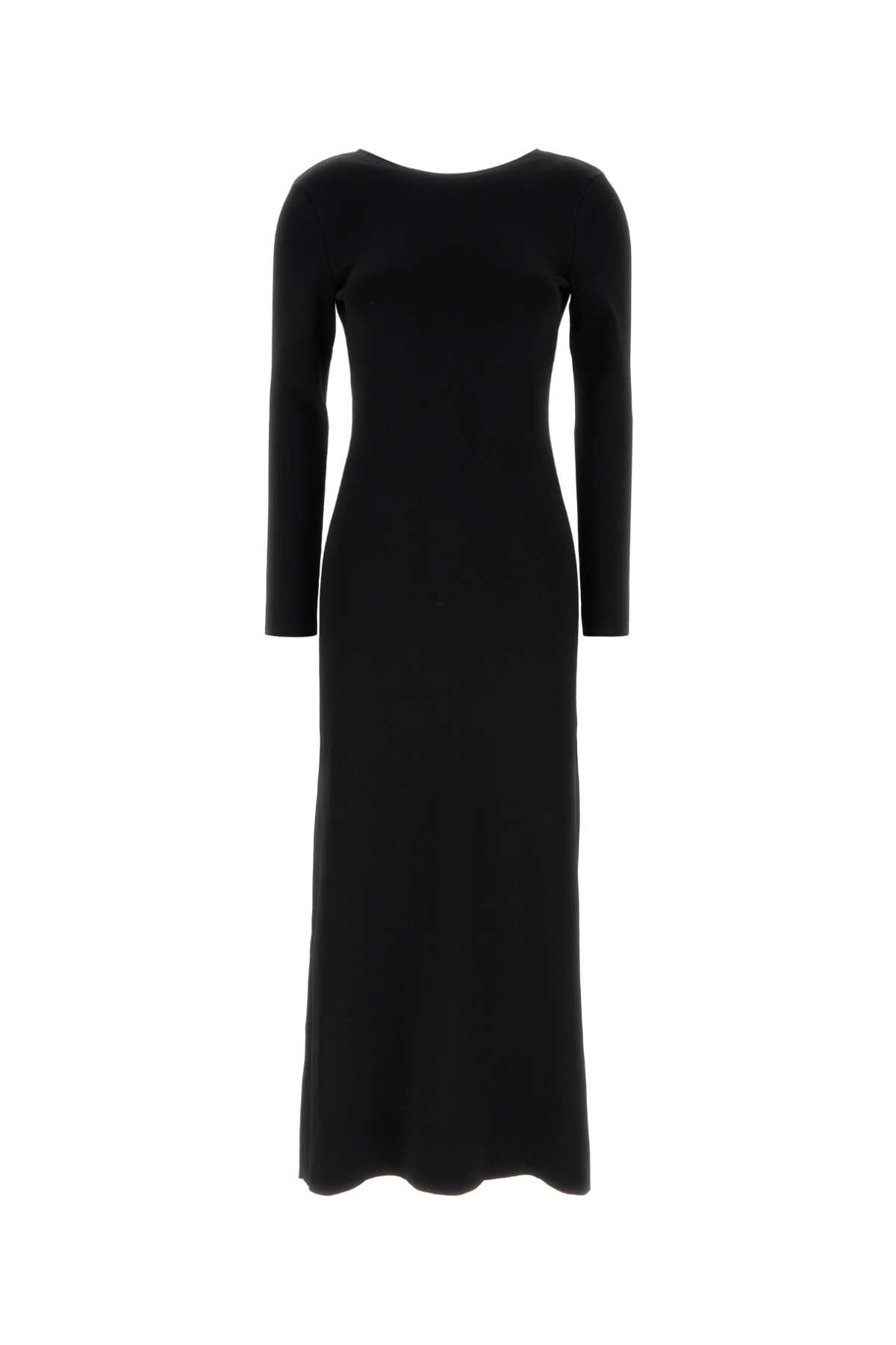 Bottega Veneta Women Black Viscose Dress BOTTEGA VENETA