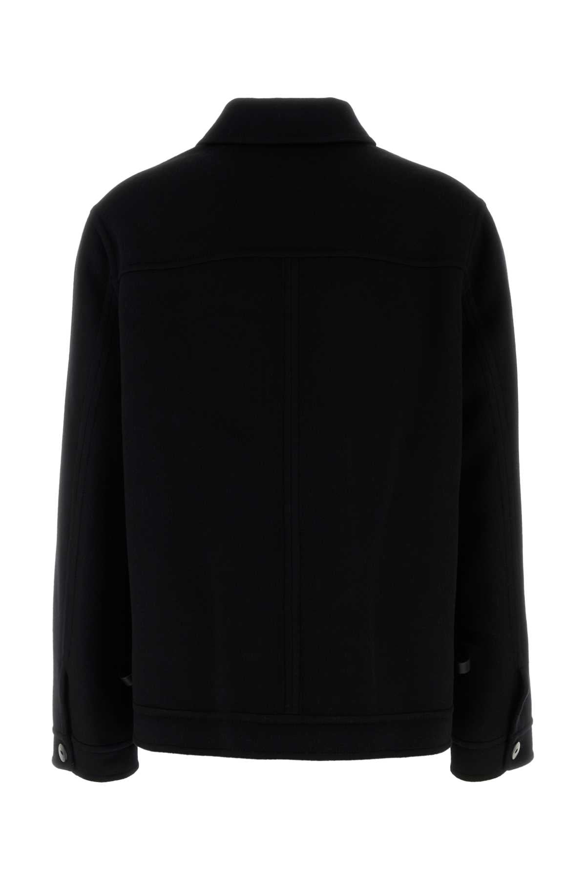 Loewe Women Black Flannel Jacket LOEWE