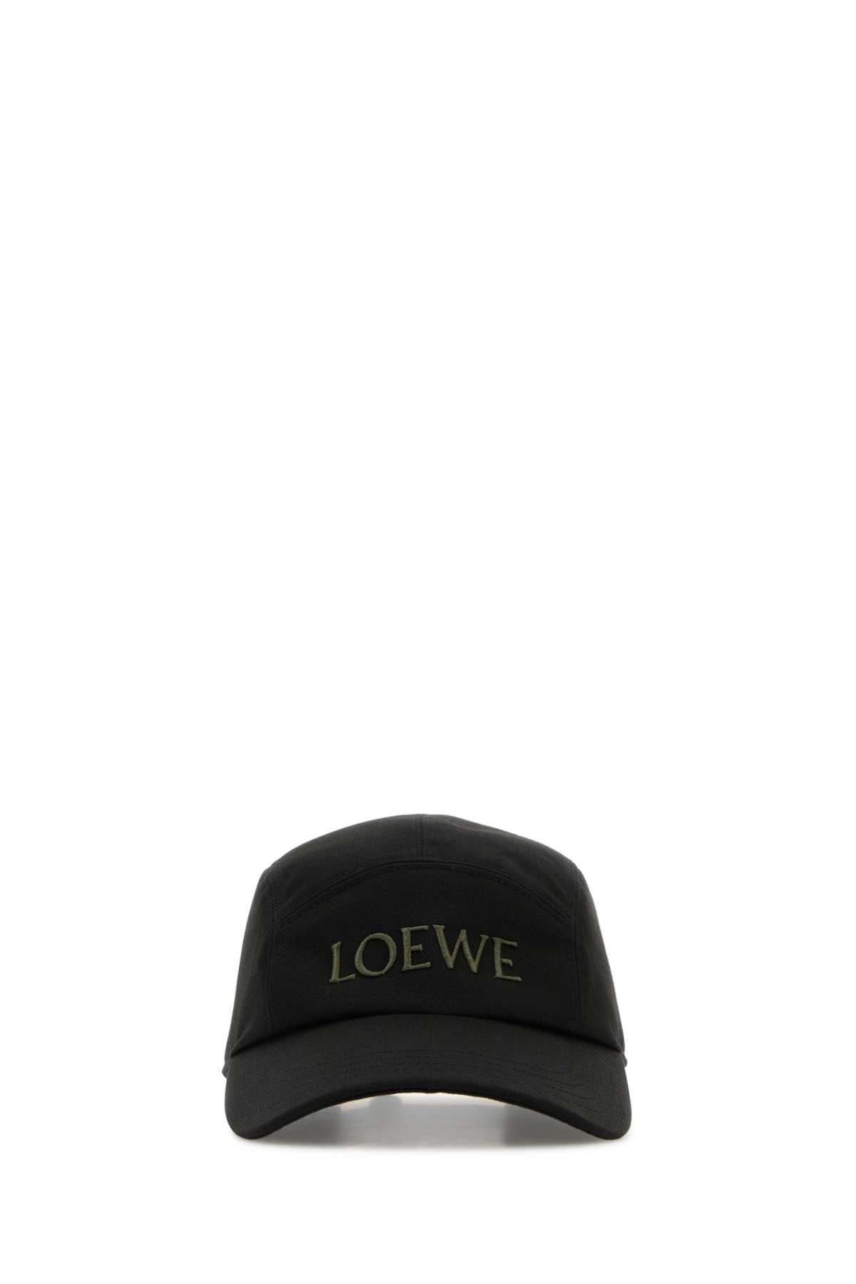 Loewe Men Black Canvas Camp Baseball Cap LOEWE