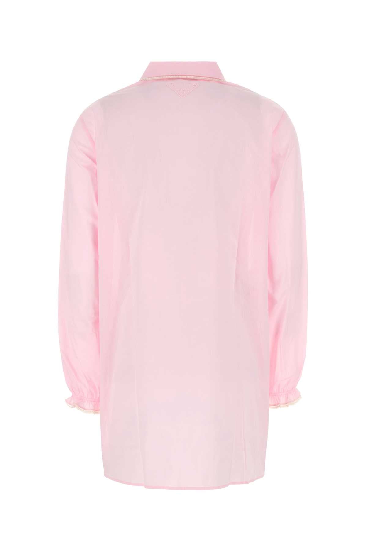 Prada Women Pink Cotton Blouse PRADA