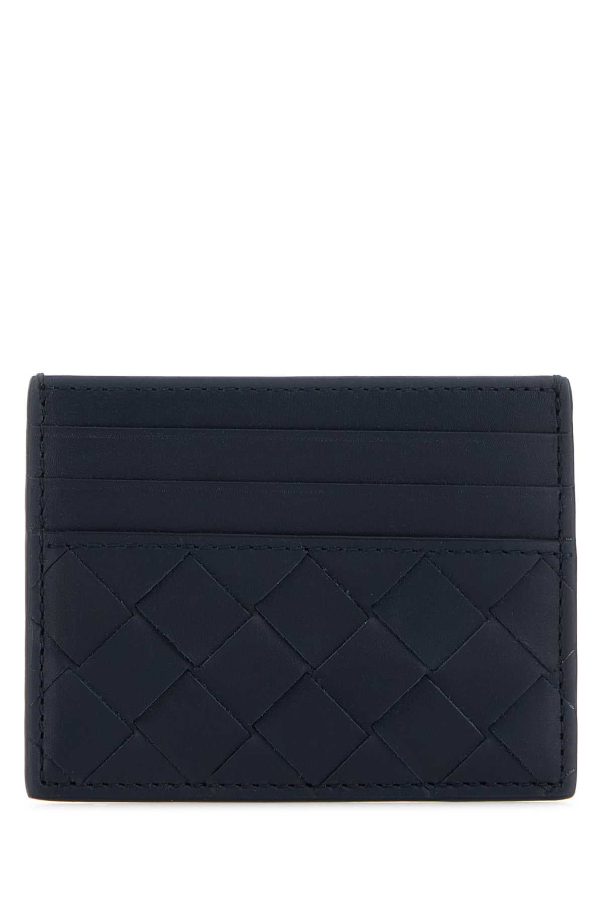 Bottega Veneta Men Two-Tone Leather Intrecciato Card Holder BOTTEGA VENETA
