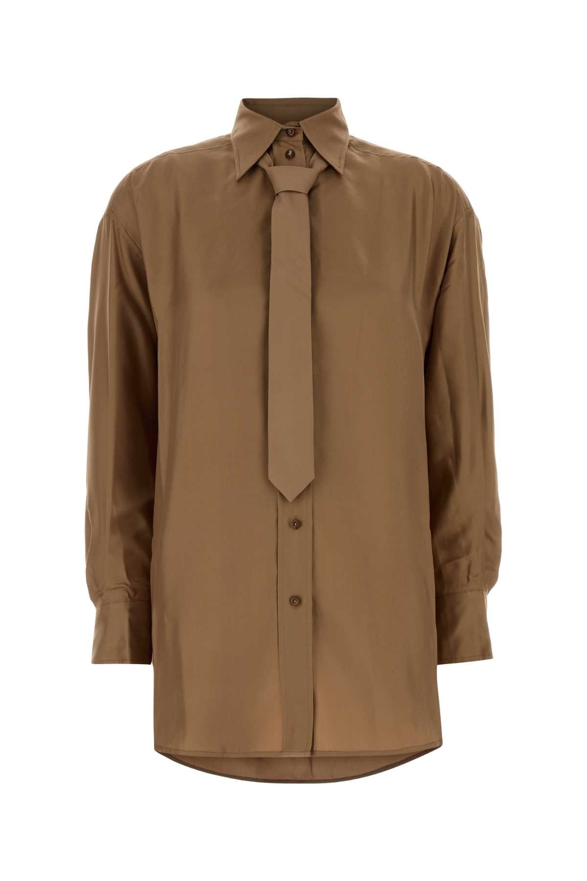 Zimmermann Women Biscuit Silk Shirt ZIMMERMANN
