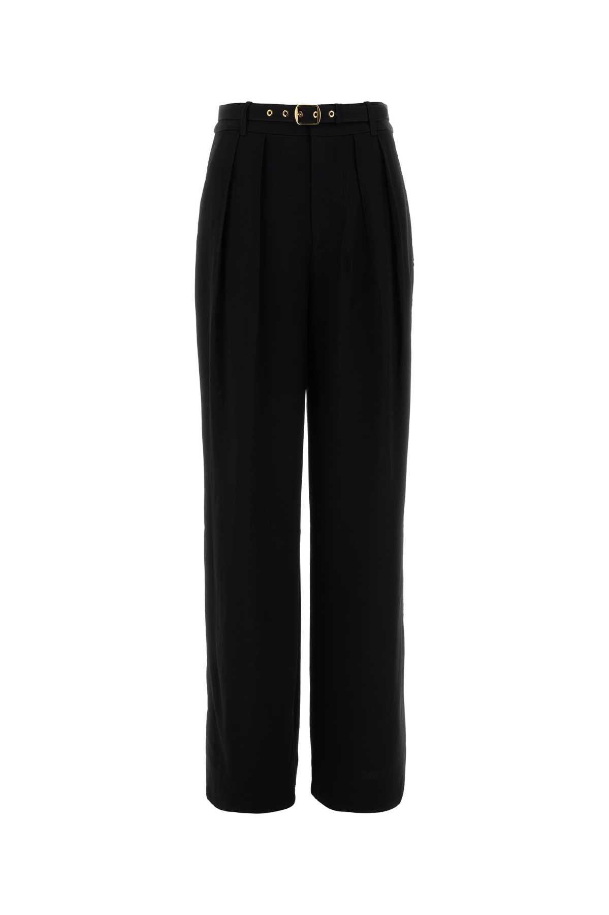Zimmermann Women Black Viscose Pant ZIMMERMANN