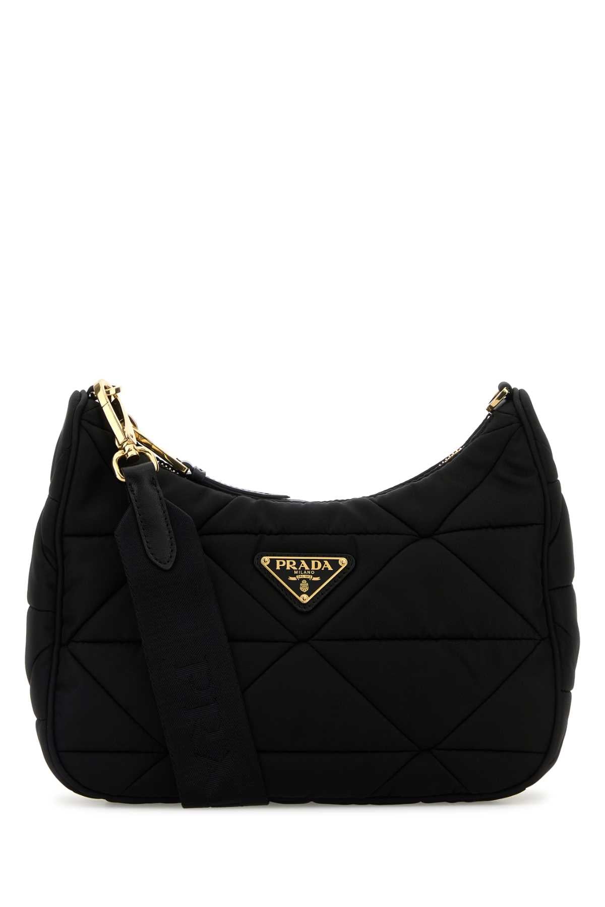 Prada Women Slate Re-Nylon Shoulder Bag PRADA
