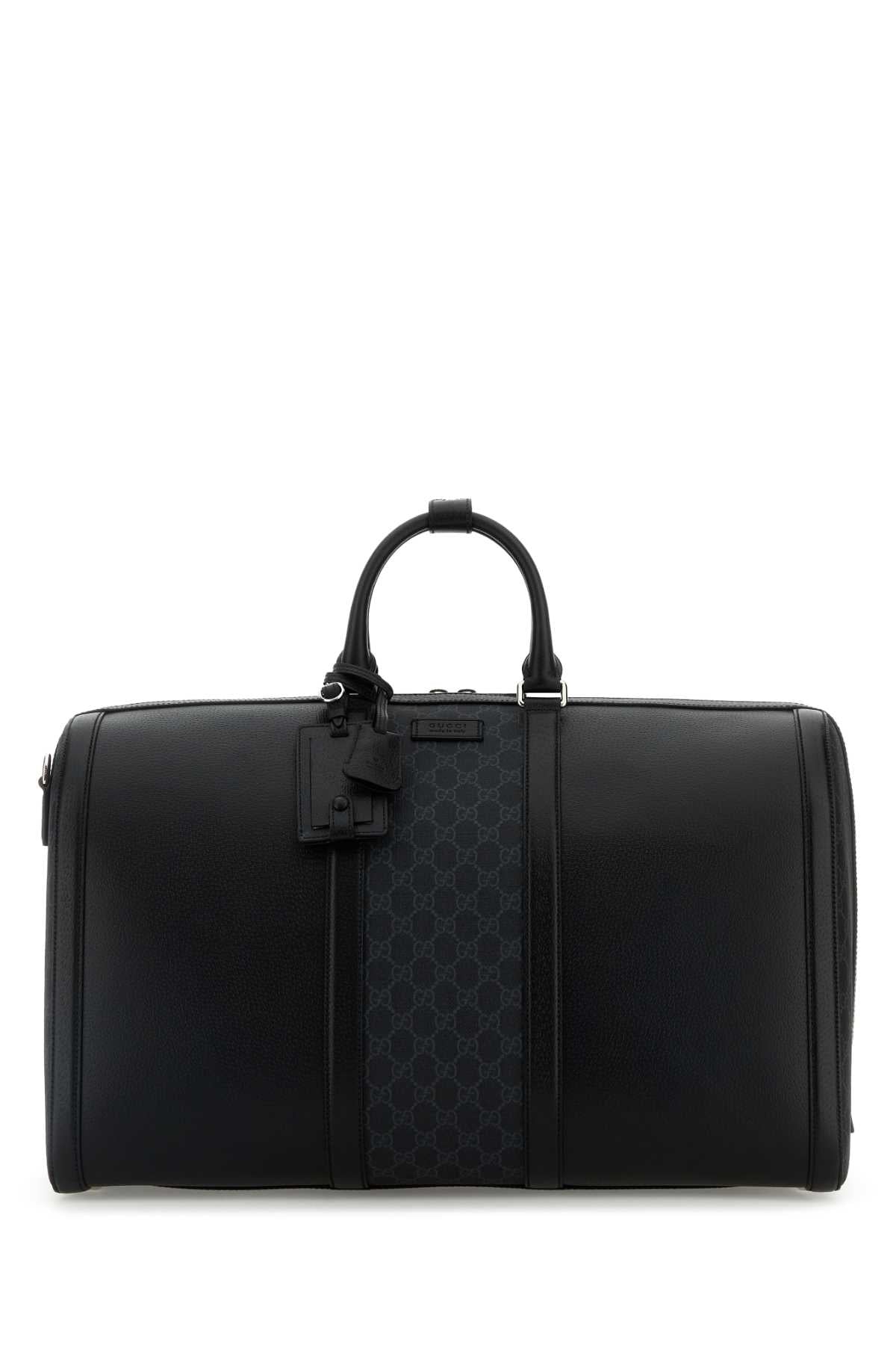 Gucci Men Black Canvas Travel Bag GUCCI