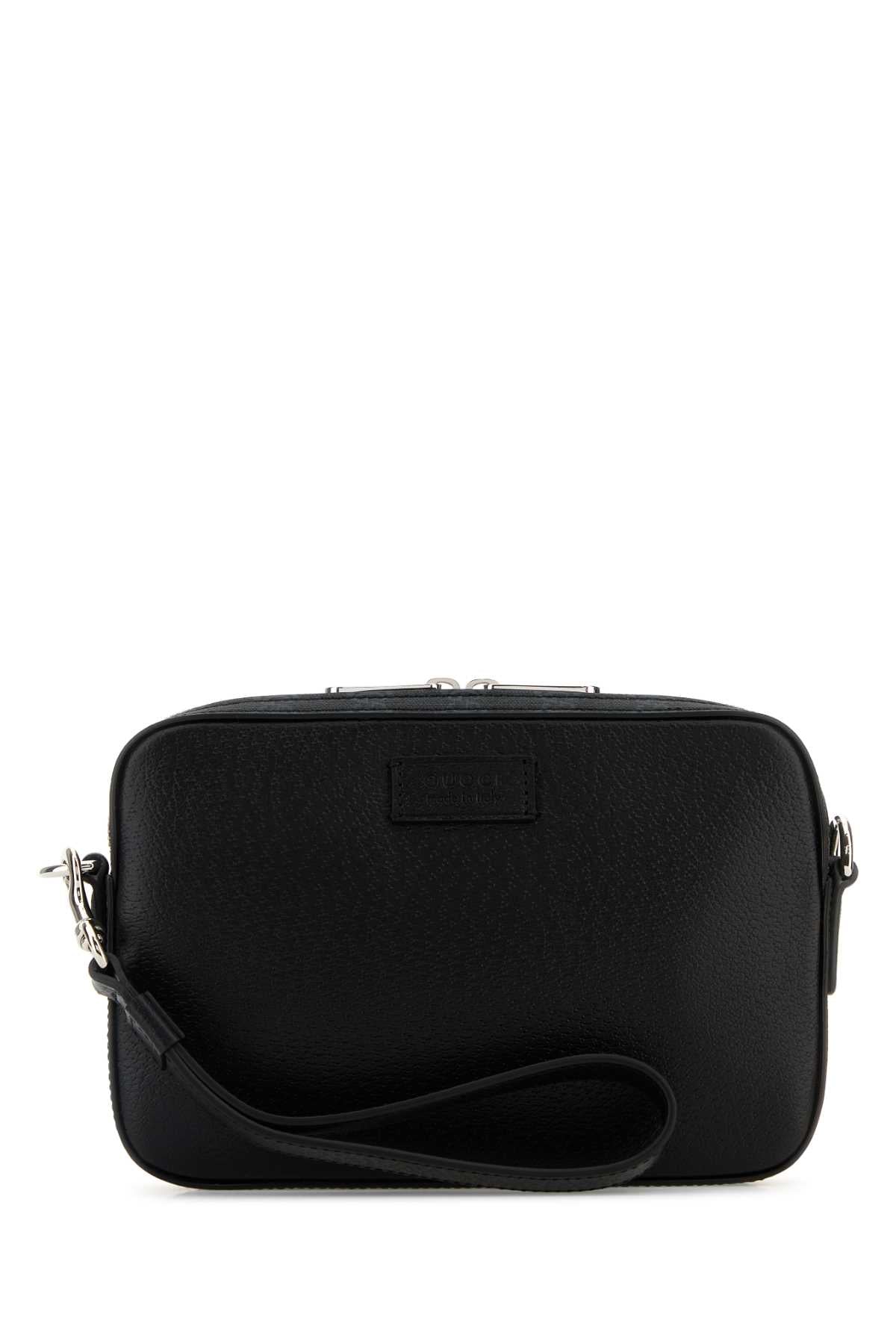 Gucci Men Black Leather Small Clutch GUCCI