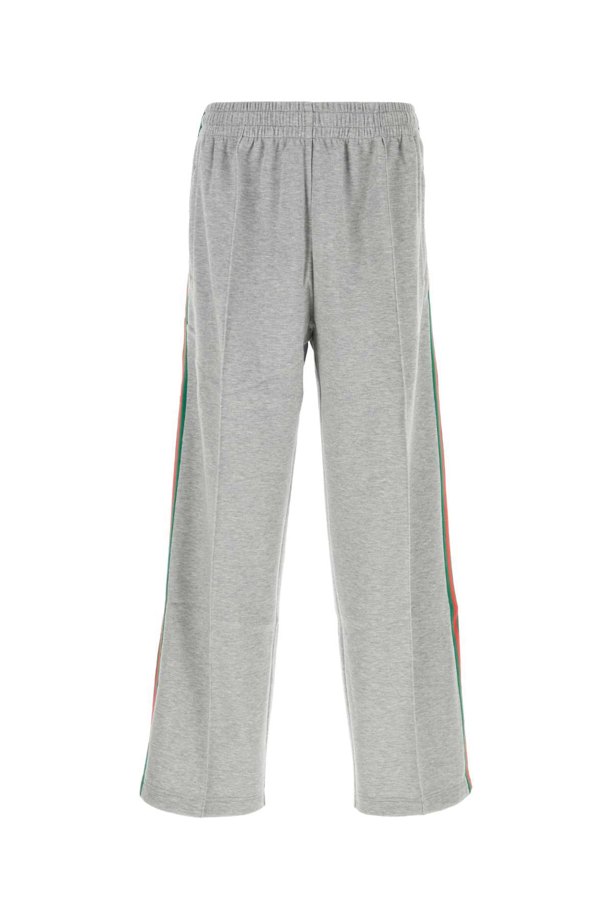 Gucci Men Grey Cotton Blend Joggers GUCCI