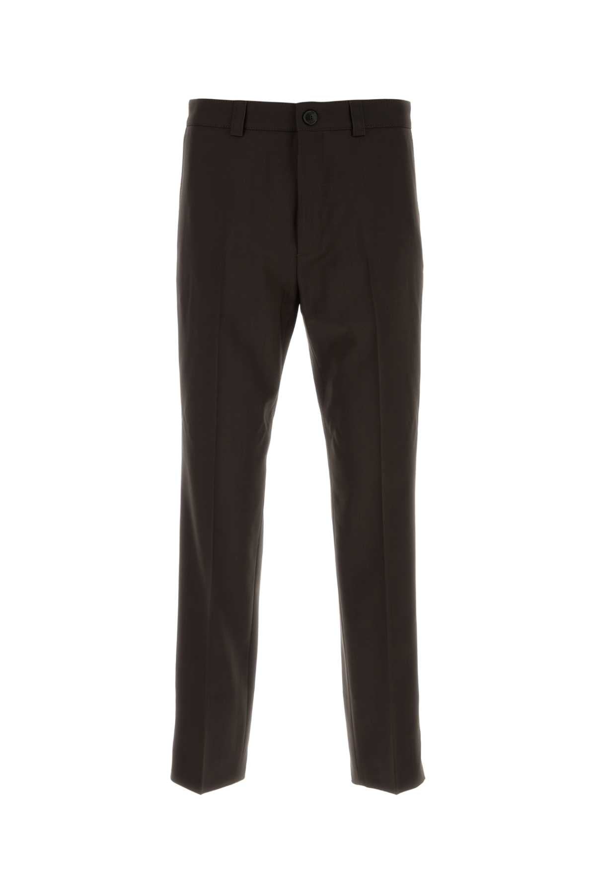 Gucci Men Chocolate Gabardine Pant GUCCI