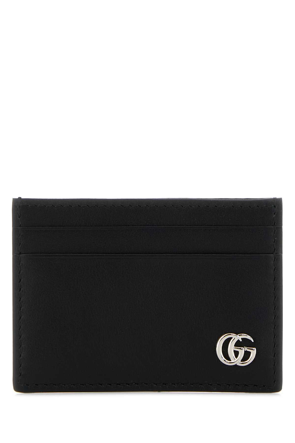 Gucci Men Black Leather Card Holder GUCCI