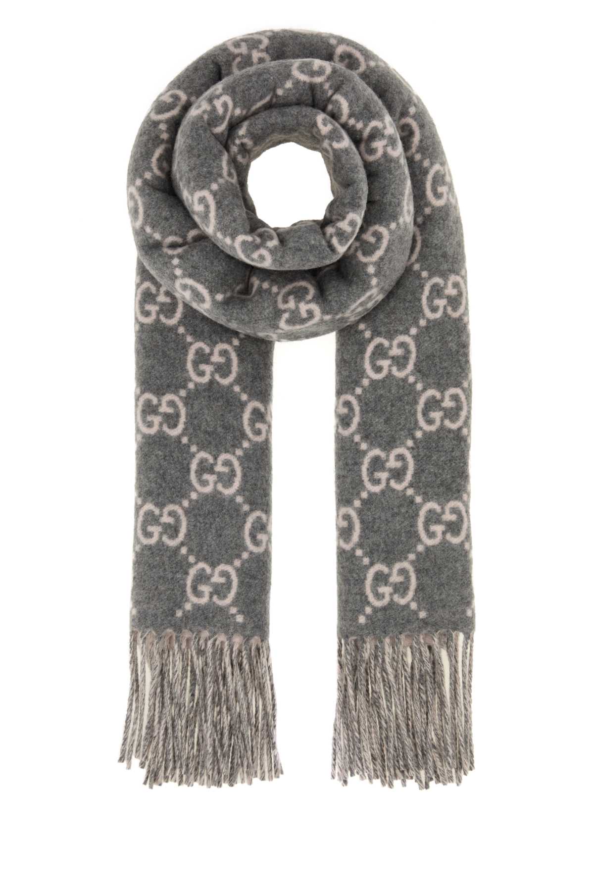 Gucci Women Embroidered Cashmere Reversible Scarf GUCCI