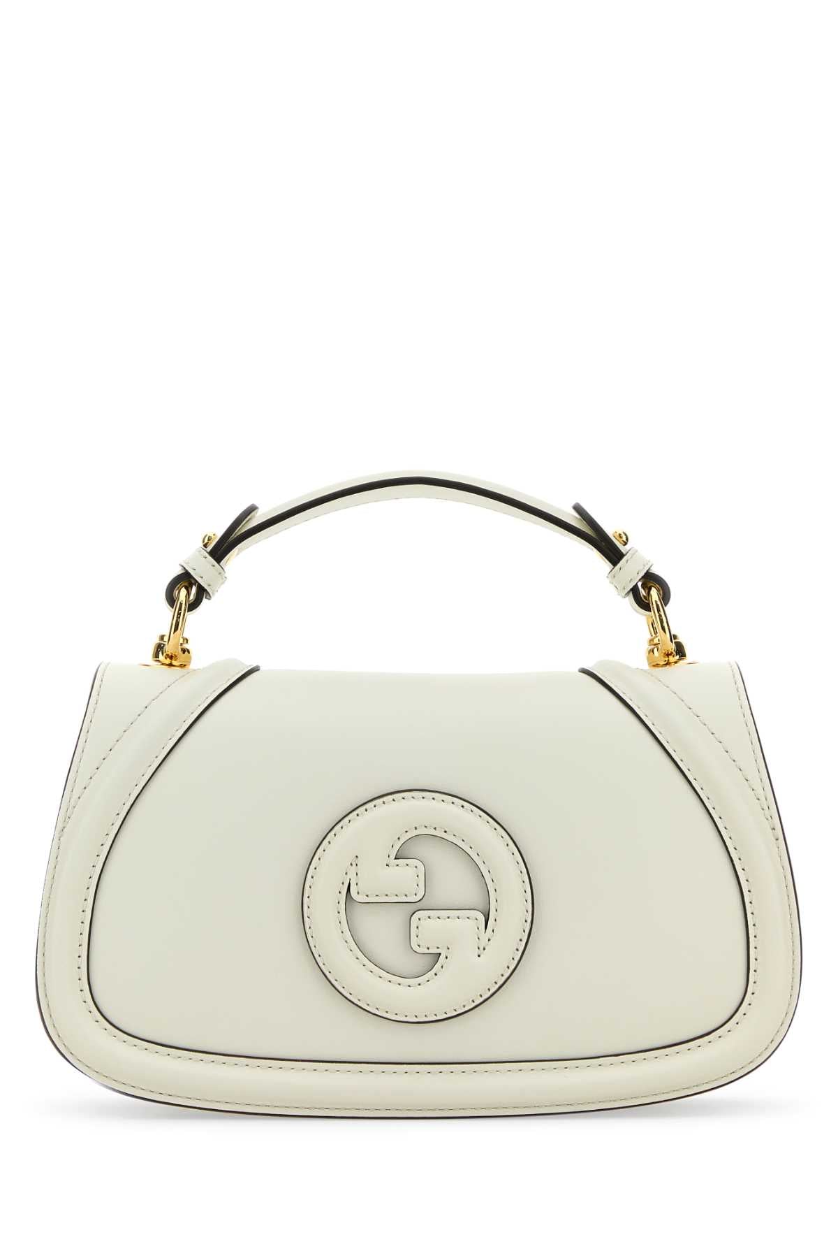 Gucci Women Ivory Leather Gucci Blondie Handbag GUCCI