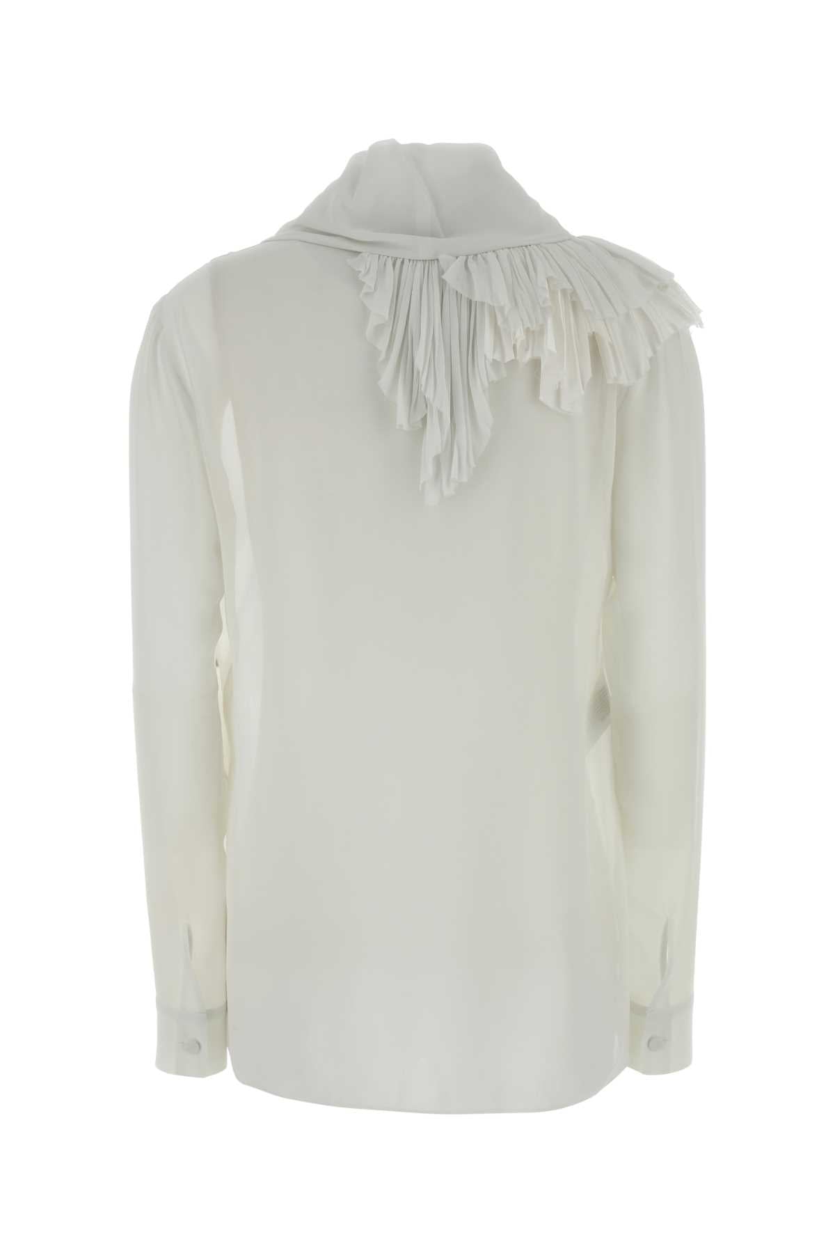 Alberta Ferretti Women White Crepe Shirt ALBERTA FERRETTI