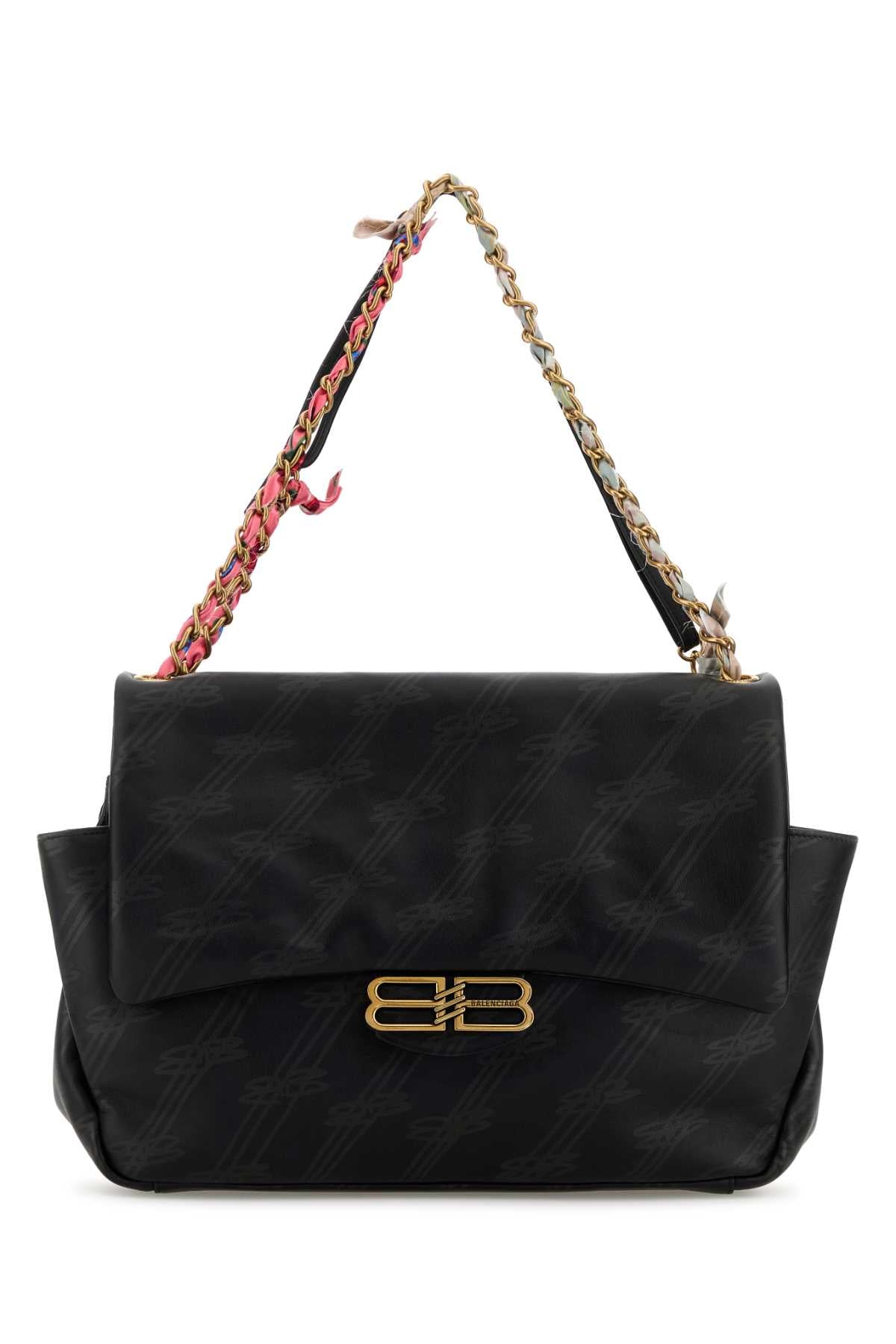 Balenciaga Women Printed Leather Medium Darling Shoulder Bag BALENCIAGA