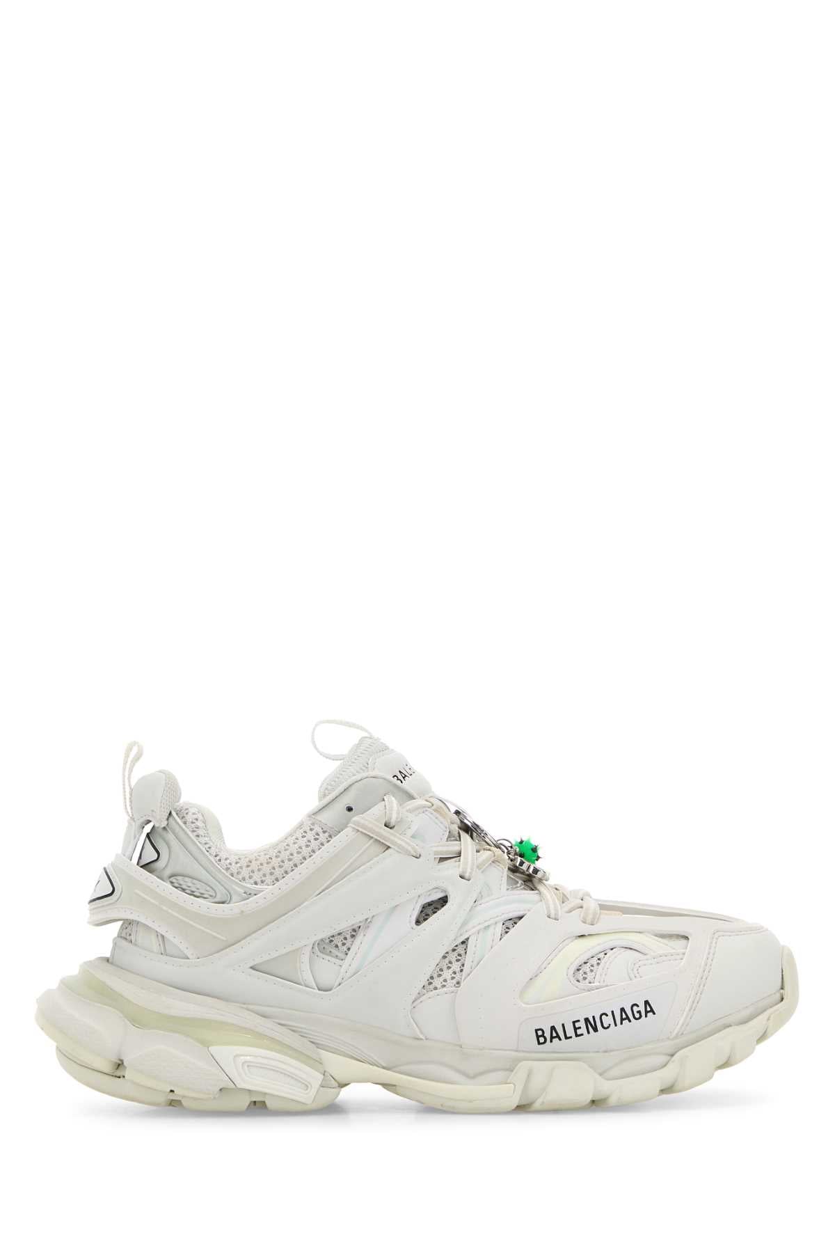 Balenciaga Women White Mesh And Rubber Track Sneakers BALENCIAGA