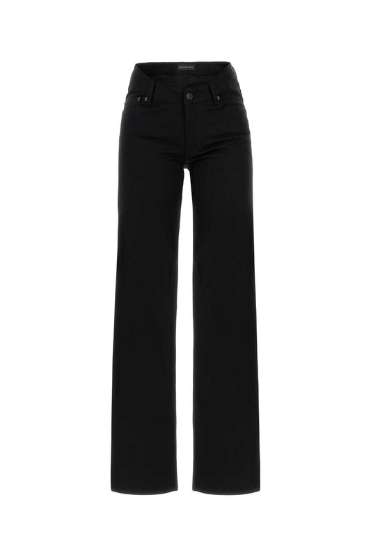 Balenciaga Women Black Denim Jeans BALENCIAGA