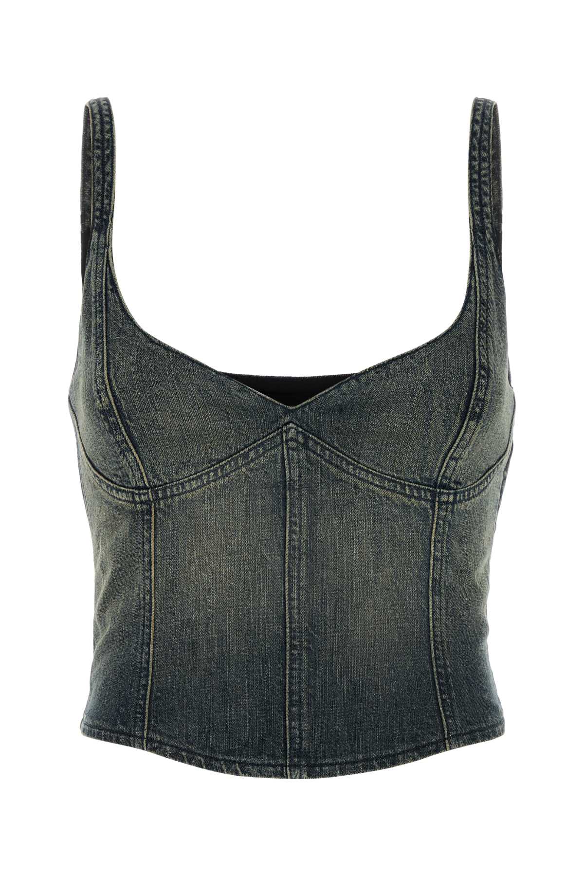 Balenciaga Women Denim Top BALENCIAGA