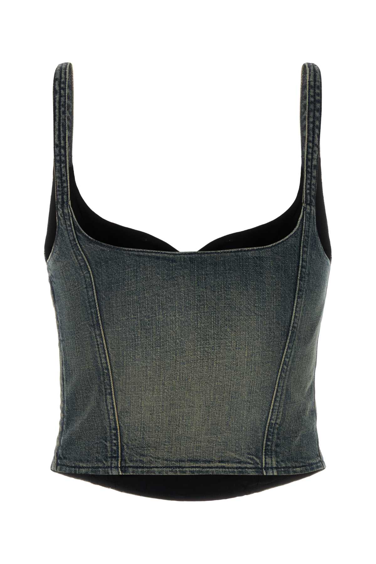 Balenciaga Women Denim Top BALENCIAGA