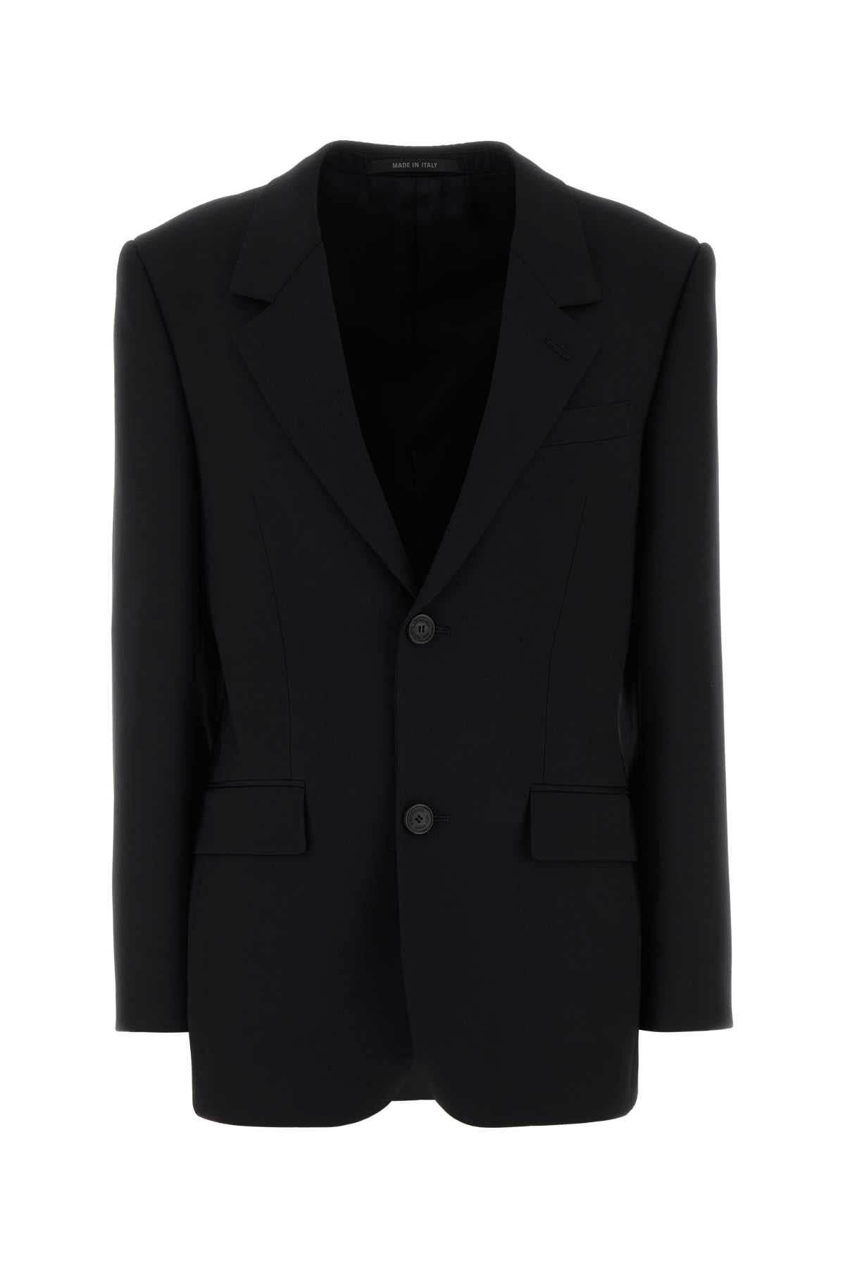 Balenciaga Women Black Wool Blazer BALENCIAGA