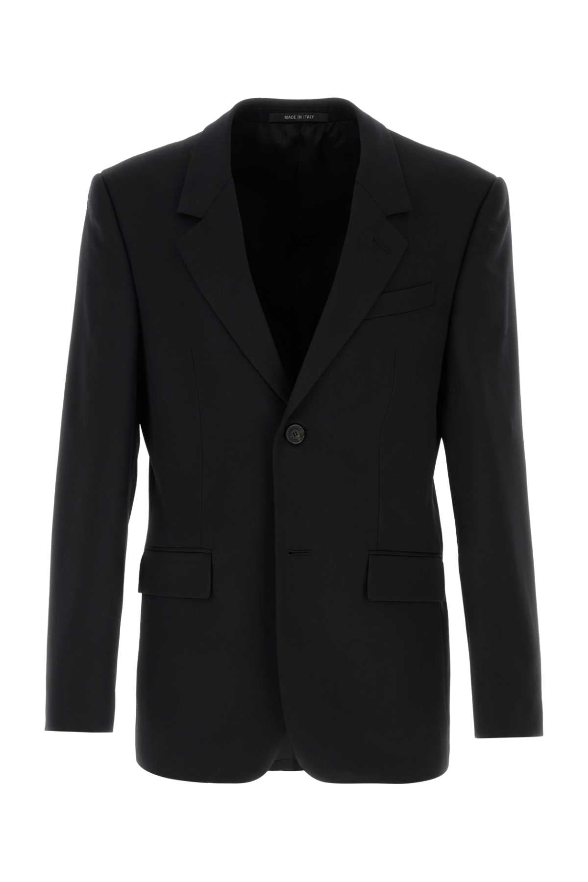 Balenciaga Men Black Wool Blazer BALENCIAGA