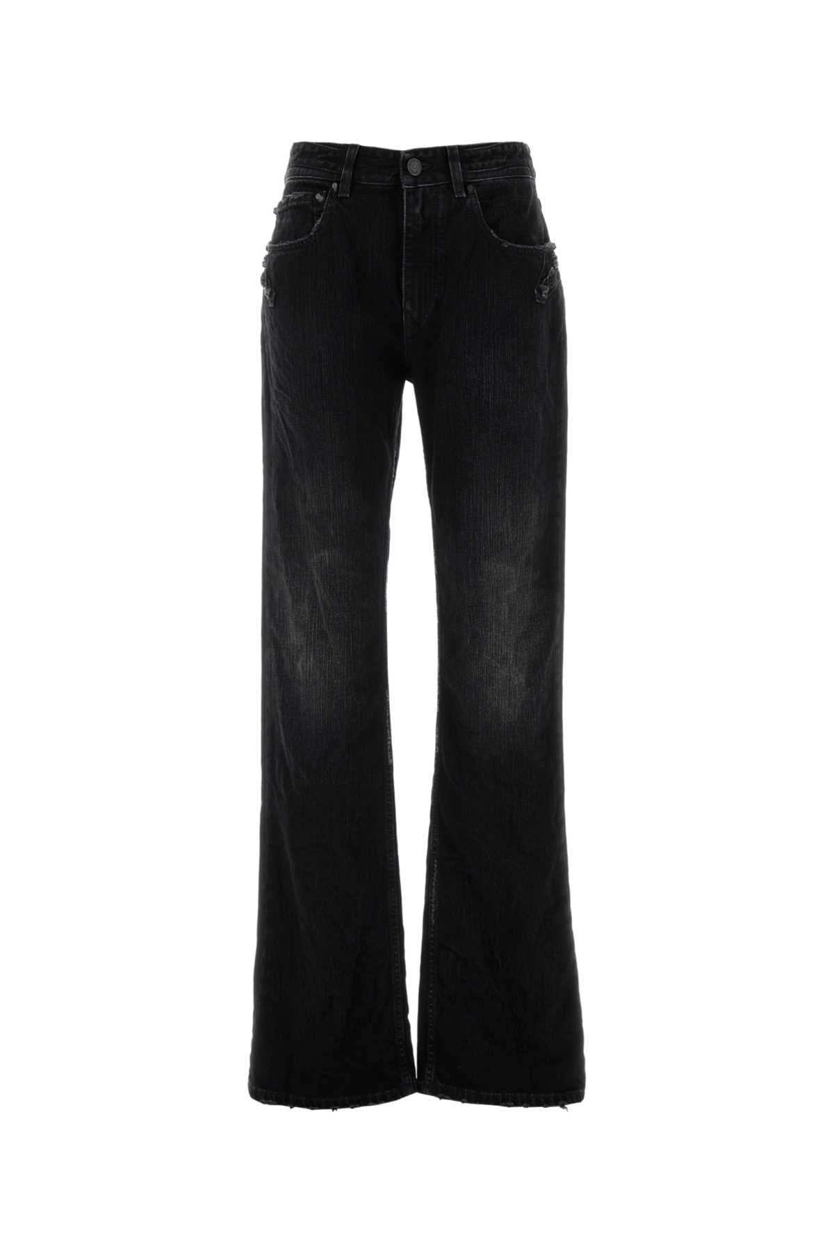 Balenciaga Women Black Denim Jeans BALENCIAGA
