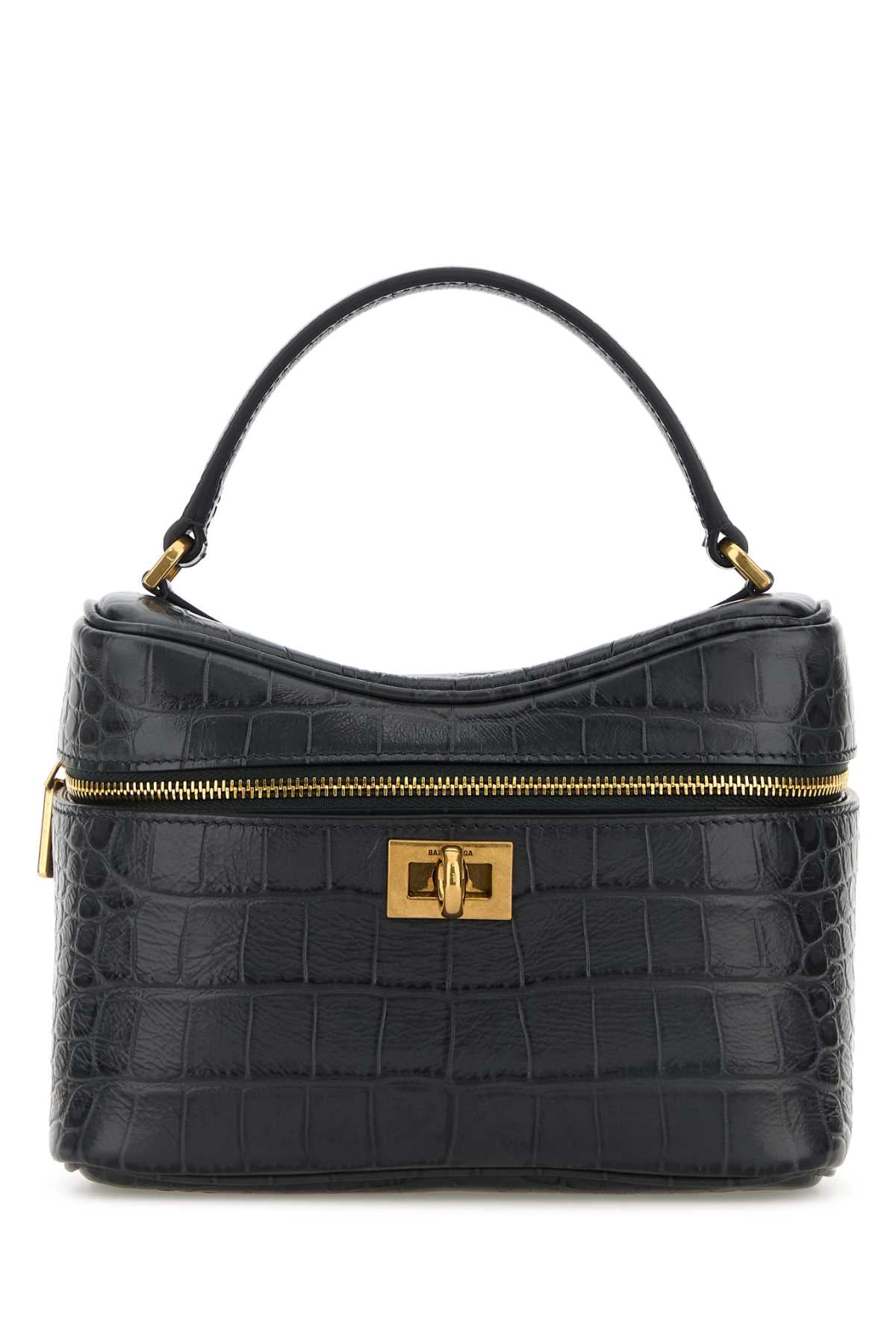 Balenciaga Women Denim Blue Leather Rodeo Handbag BALENCIAGA
