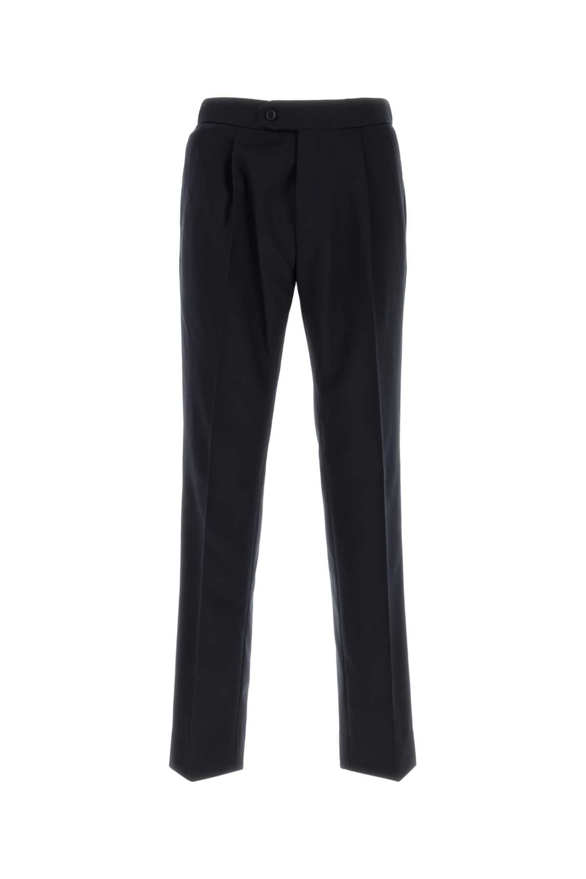 Brioni Men Midnight Blue Wool Pant BRIONI