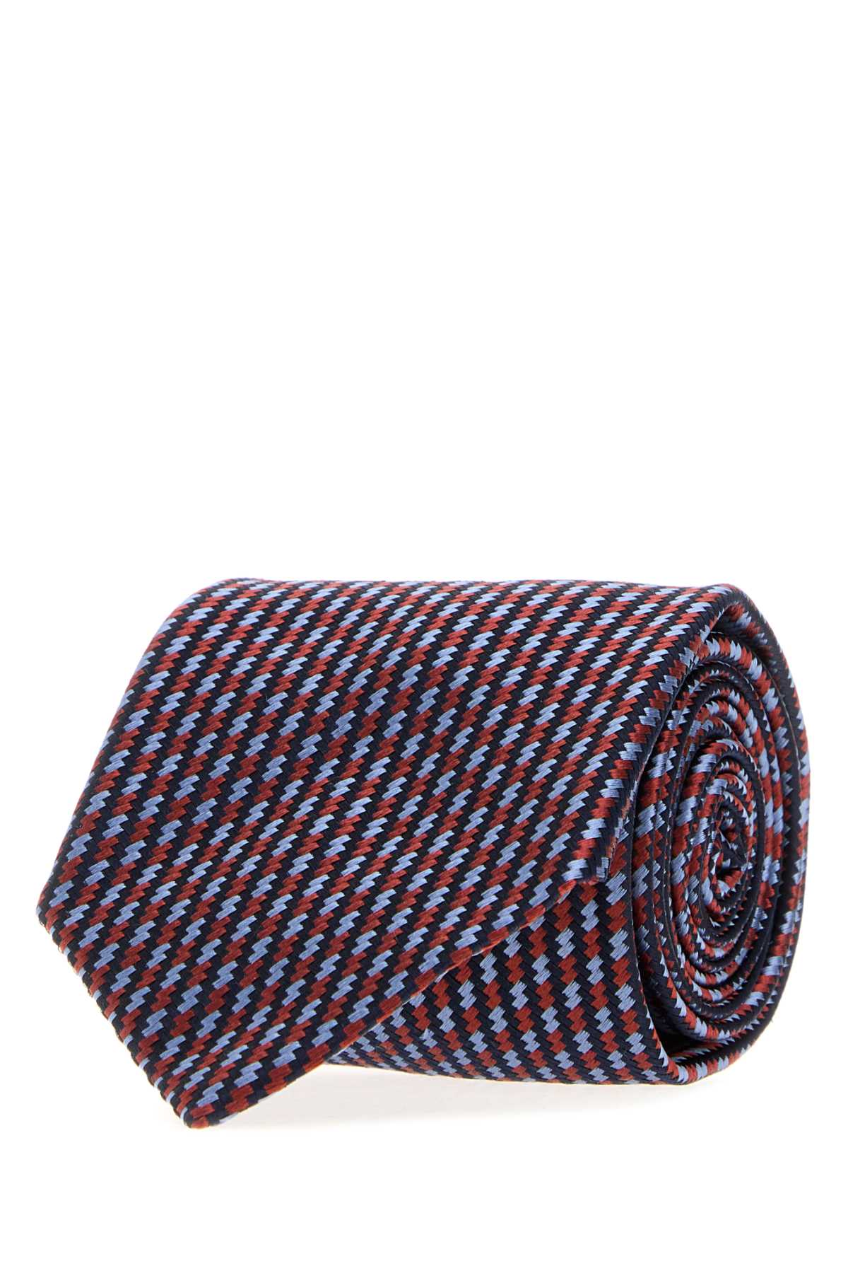 Brioni Men Embroidered Silk Tie BRIONI