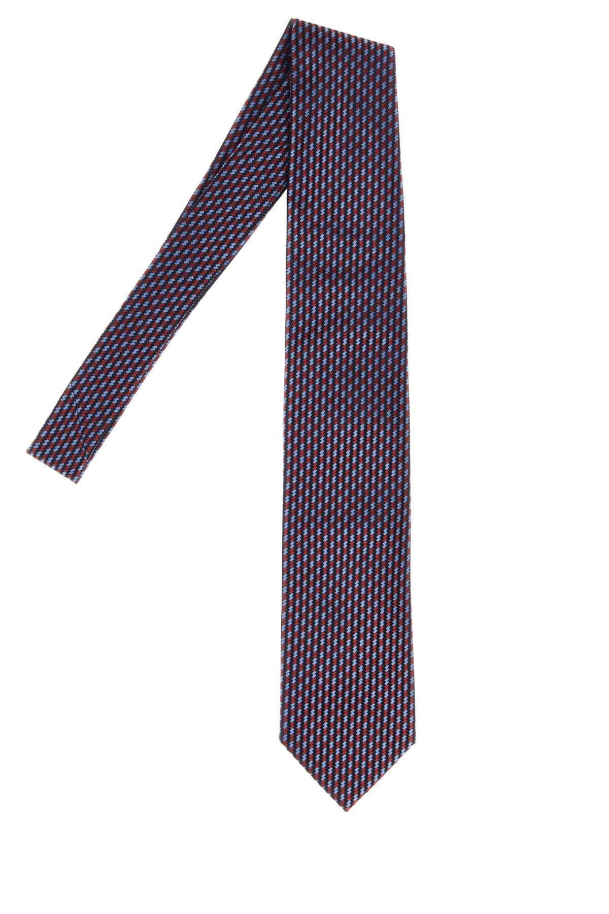 Brioni Men Embroidered Silk Tie BRIONI