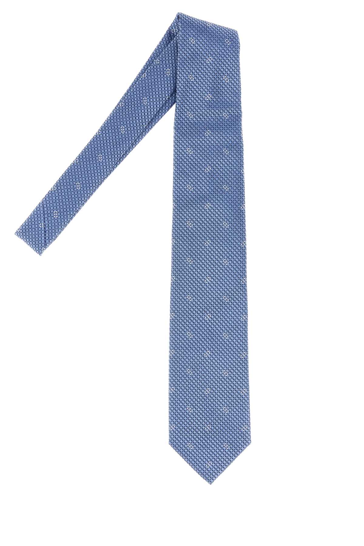 Brioni Men Embroidered Silk Tie BRIONI