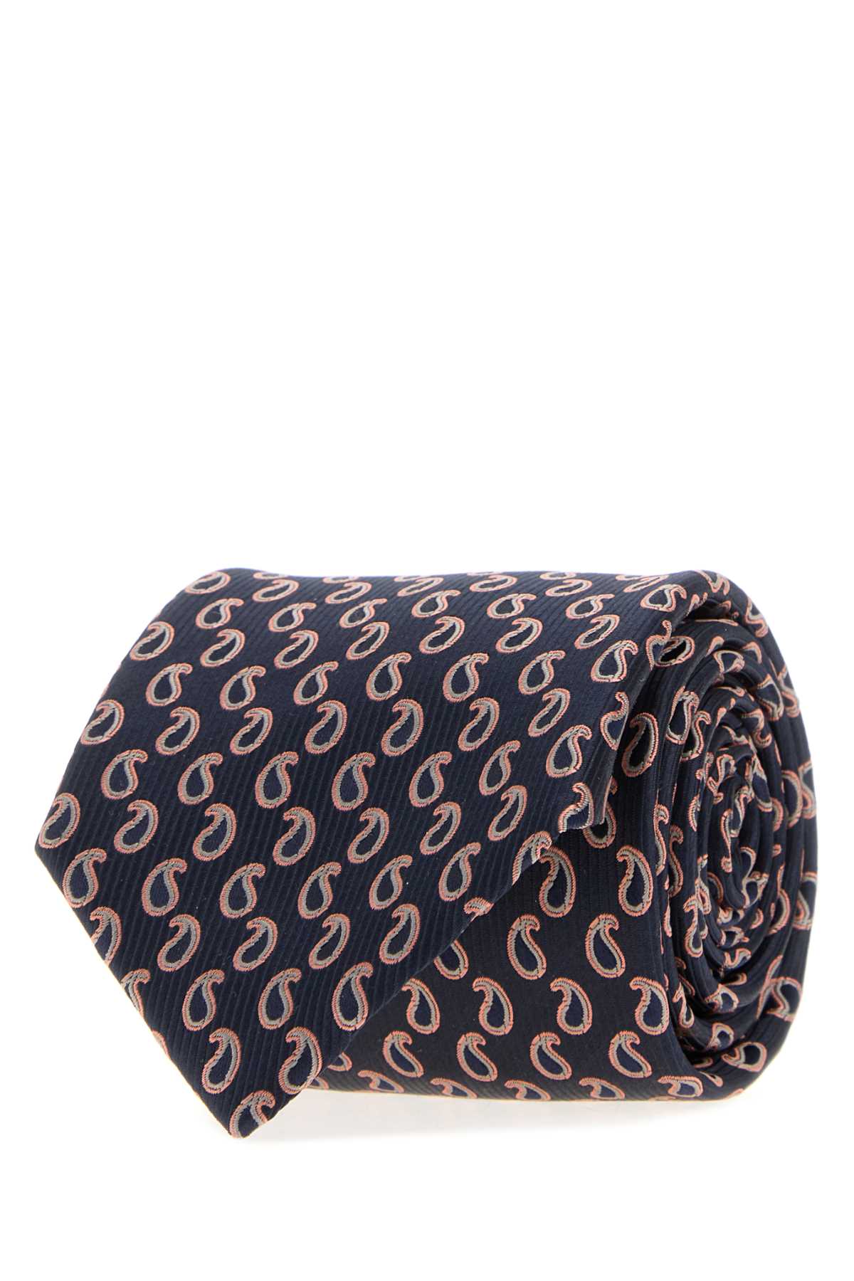 Brioni Men Embroidered Silk Tie BRIONI