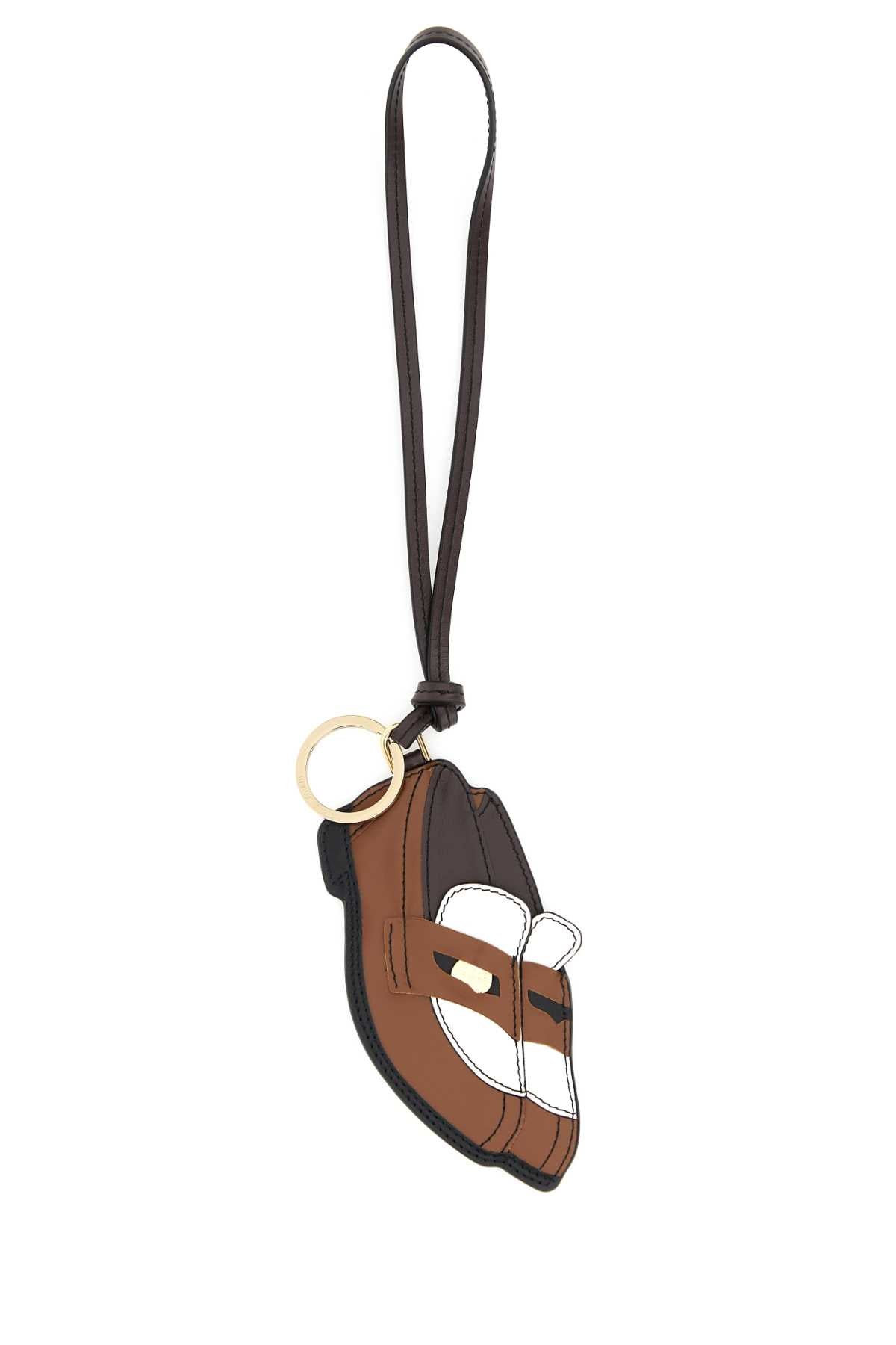 Miu Miu Women Multicolor Leather Keyring MIU MIU