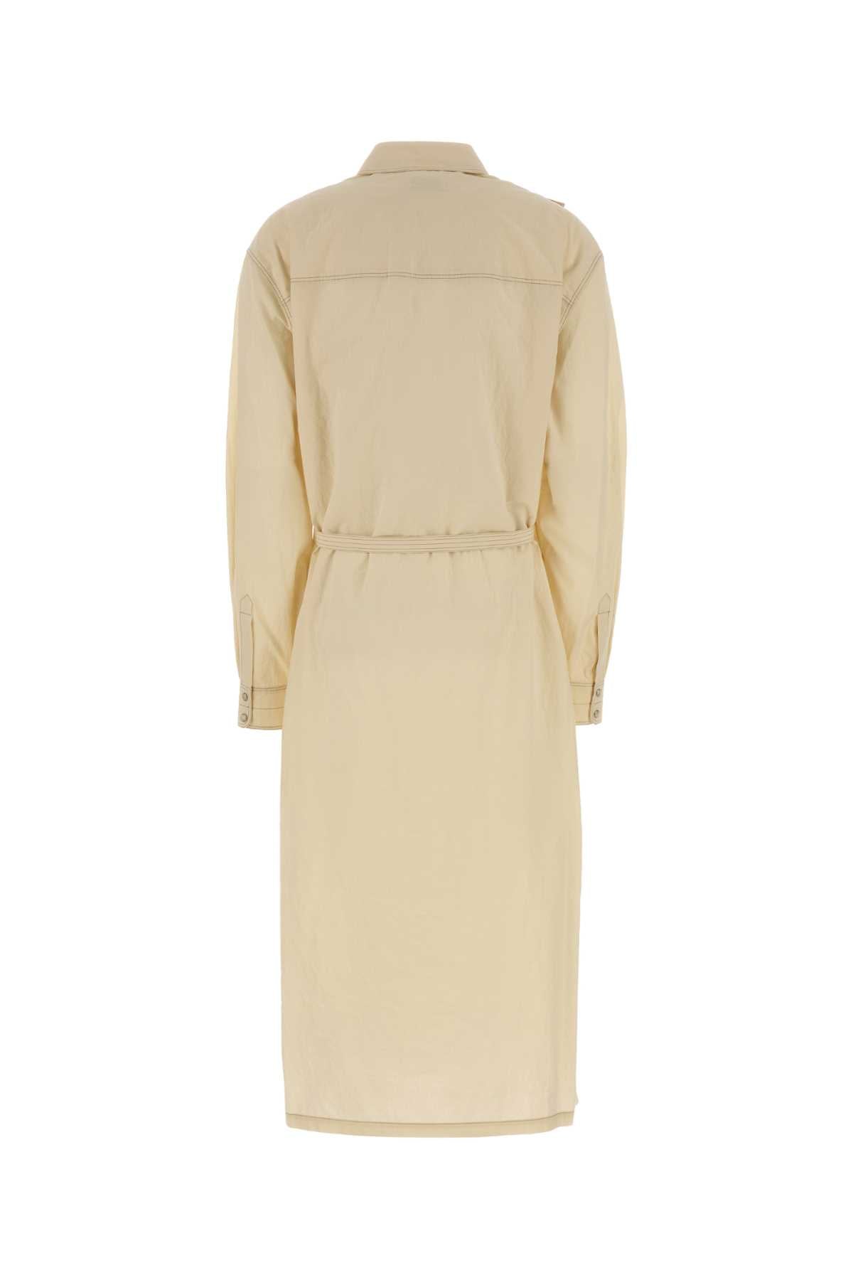 Lemaire Women Cream Cotton Shirt Dress LEMAIRE