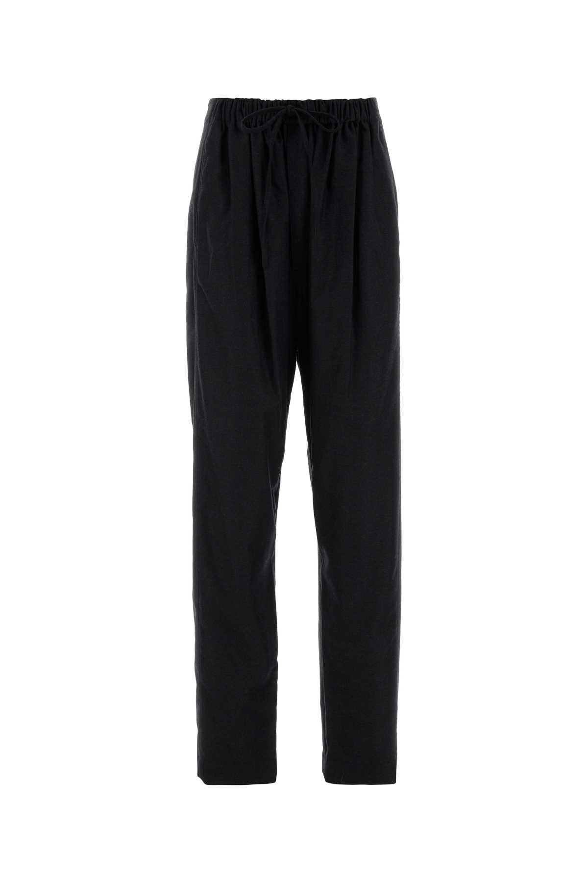 Lemaire Women Charcoal Cashmere Blend Pant LEMAIRE