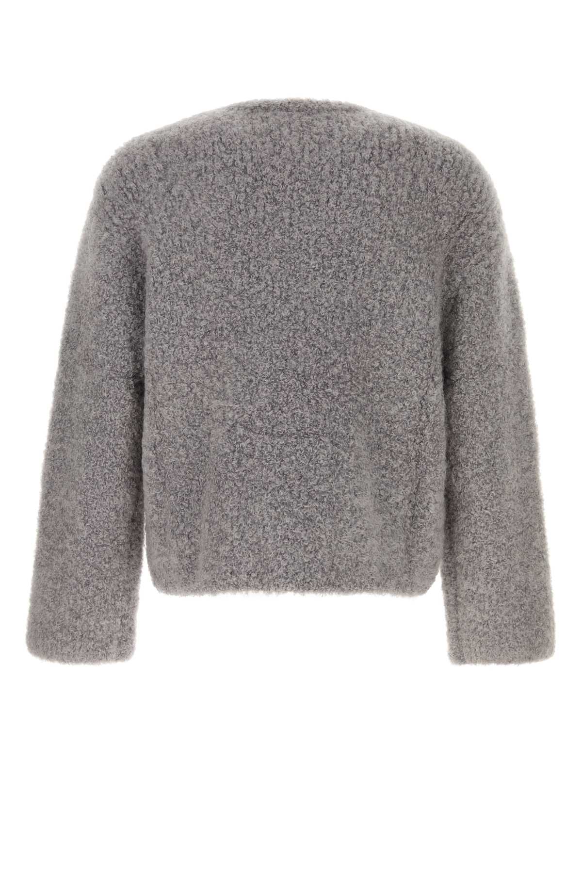 Sefr Men Grey Stretch Mohair Blend Jermaine Sweater SEFR