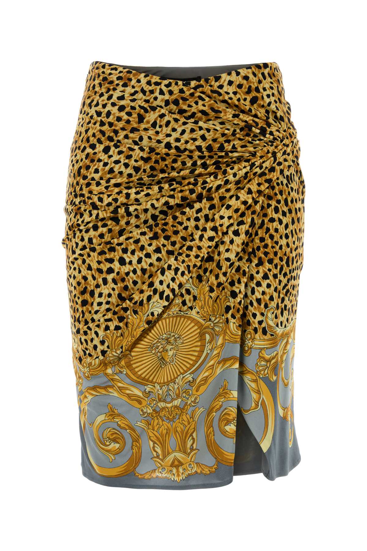 Versace Women Printed Jersey Skirt VERSACE