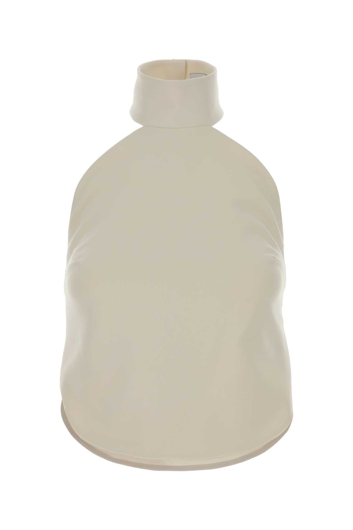 Courreges Women White Crepe Eclipse Top COURREGES