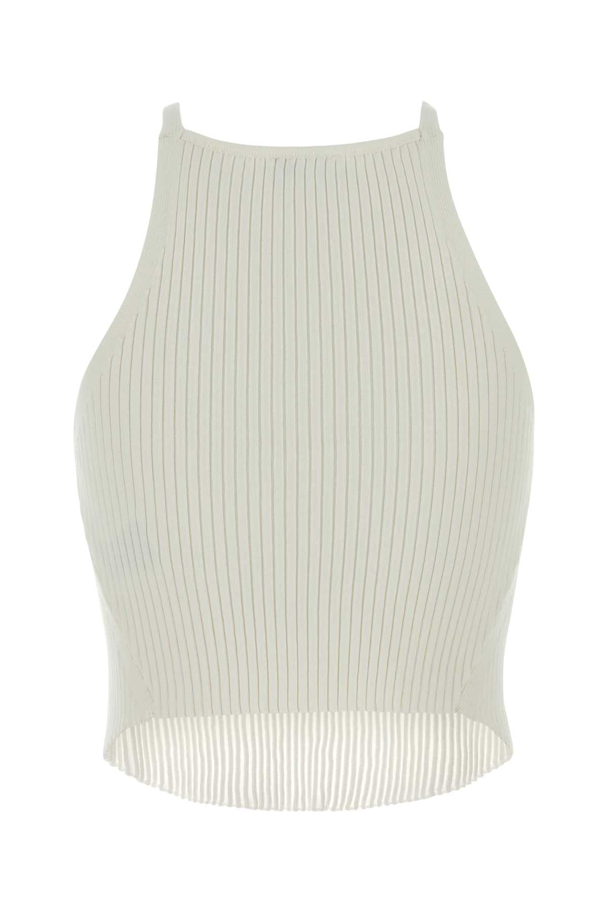 Courreges Women White Viscose Blend Tank Top COURREGES