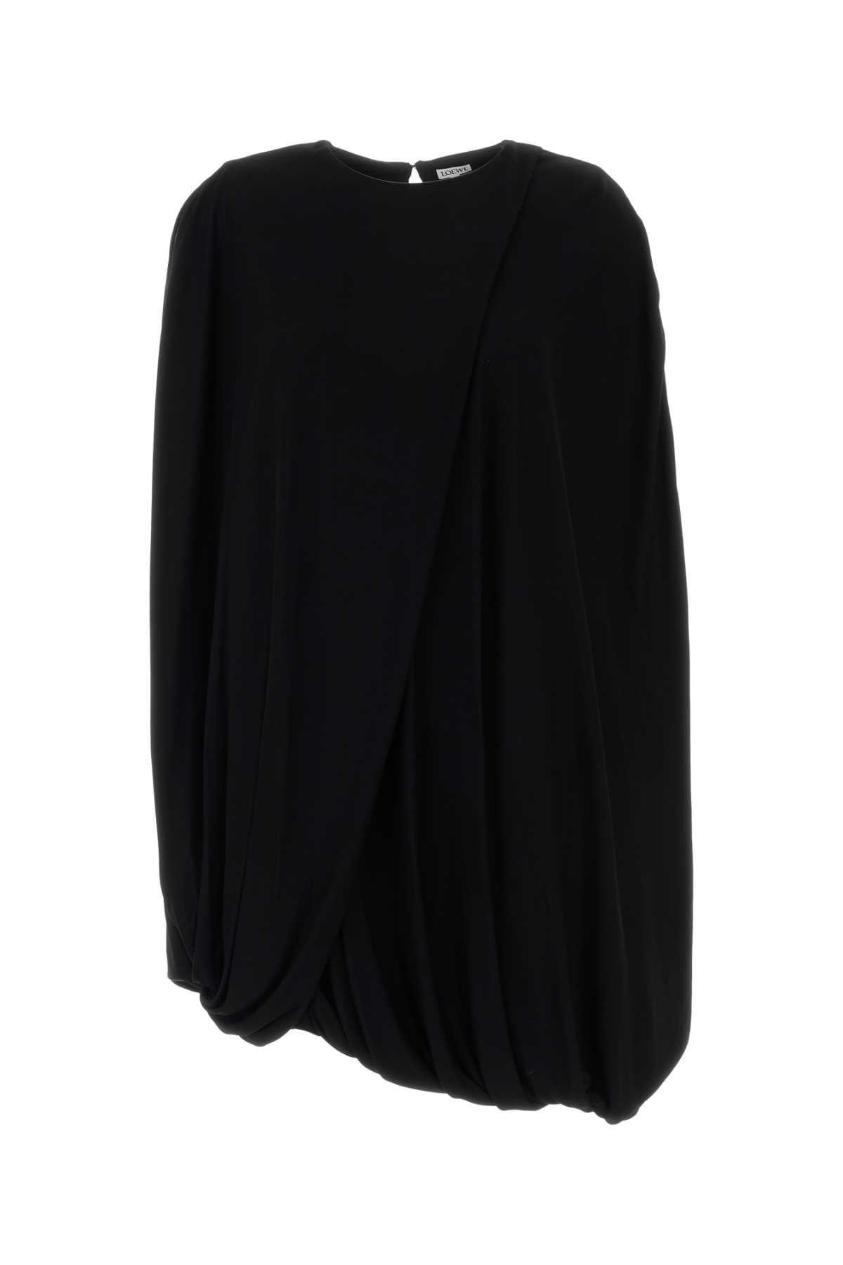 Loewe Women Black Jersey Dress LOEWE