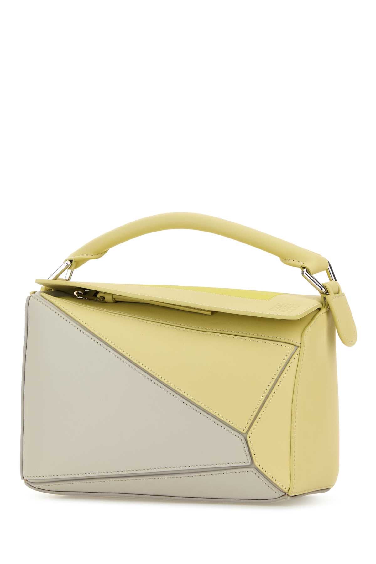 Loewe Women Multicolor Leather Loewe X Josef And Anni Albers Small Puzzle Handbag LOEWE