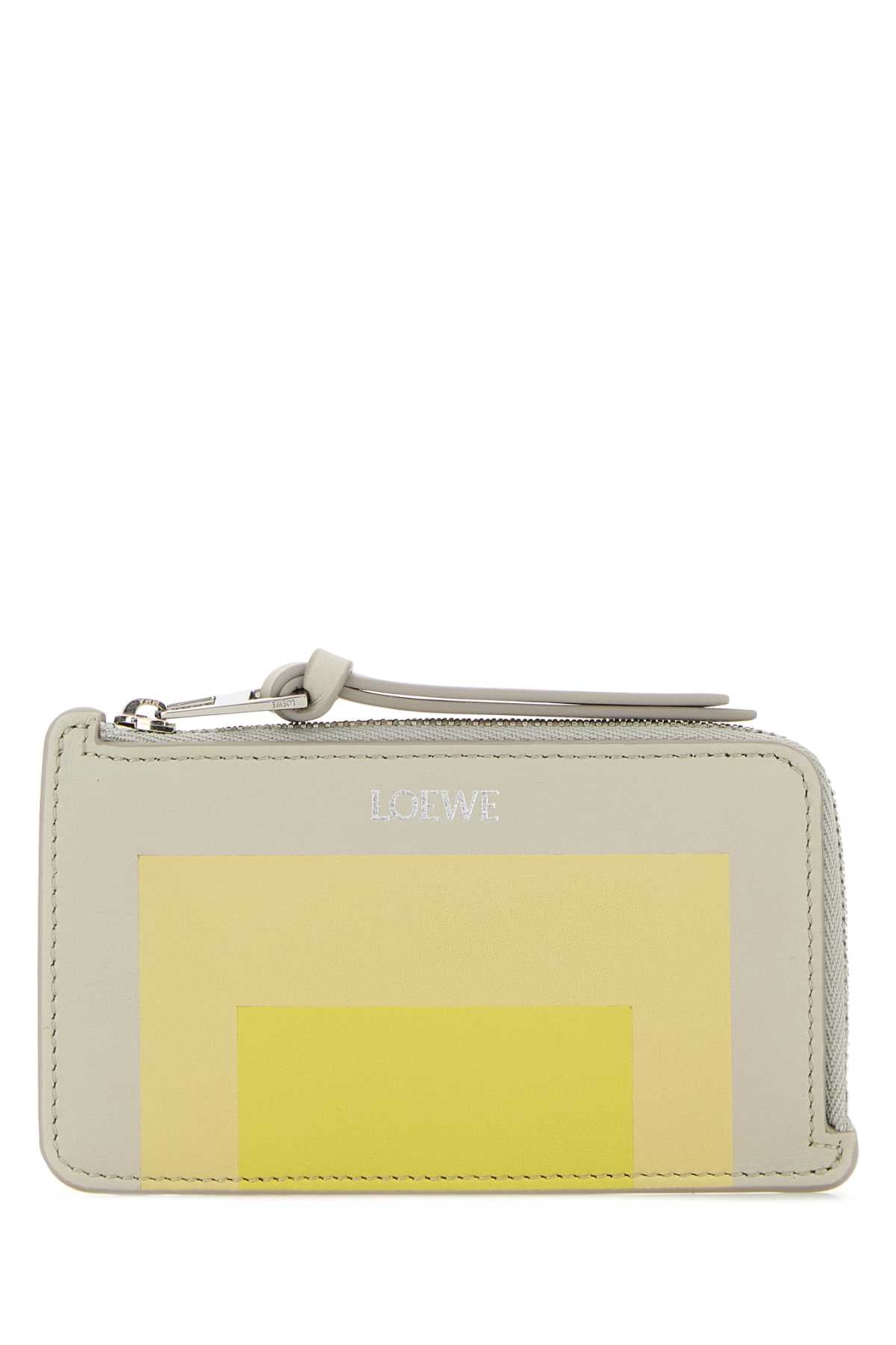 Loewe Women Multicolor Nappa Leather Loewe X Josef And Anni Albers Card Holder LOEWE